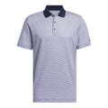 Polo a righe Adidas Ultimate365 Ottoman da uomo