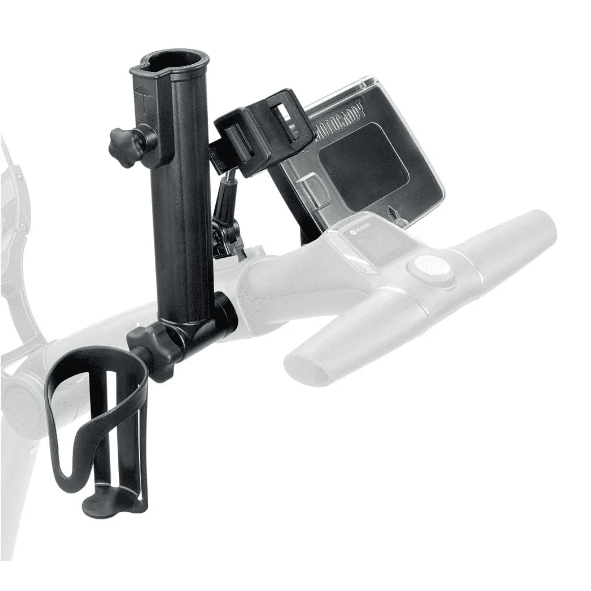 Pacchetto accessori Motocaddy (supporto GPS/smartphone, porta ombrello, porta bicchiere)