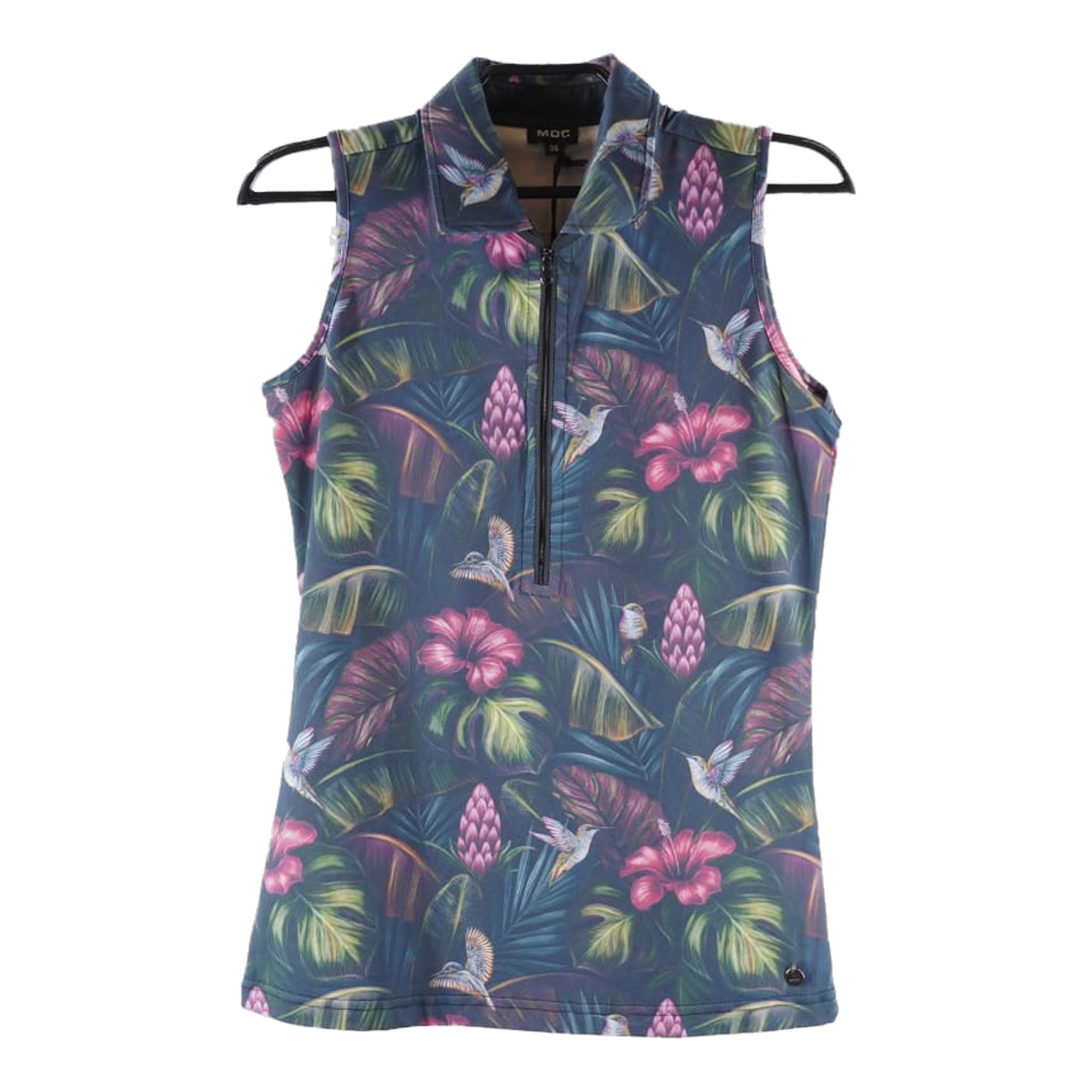 MDC Sportwear Polo da golf senza maniche da donna