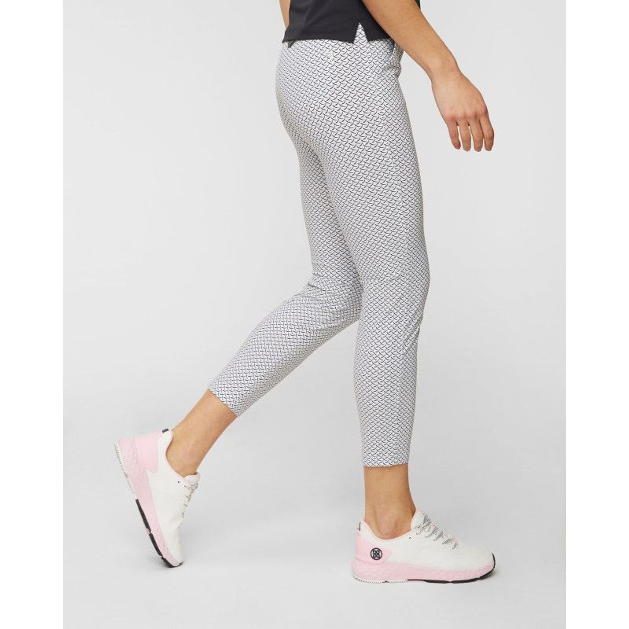 Pantaloni Chervo Sparking bianchi fantasia donna
