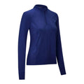 Callaway M 1/4 Zip Layer Jacquard floreale blu scuro da donna