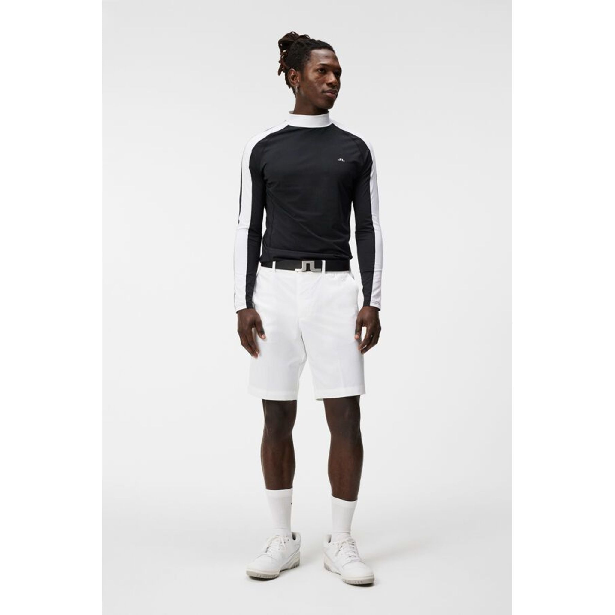 J. Lindeberg M Antoine Compression Top Nero L Uomo