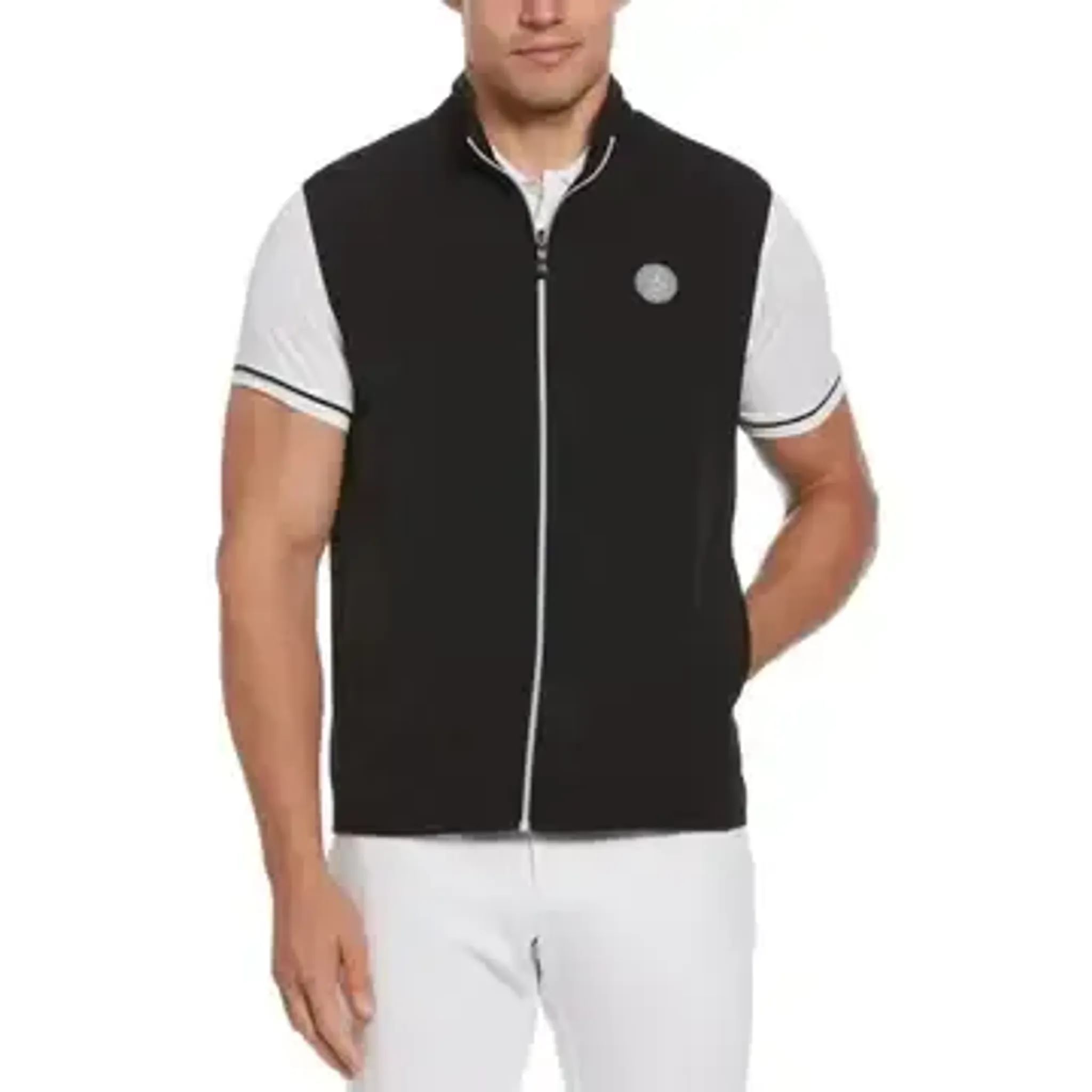 Gilet con cerniera completa Original Penguin Mixed Media Uomo Caviar XL Uomo