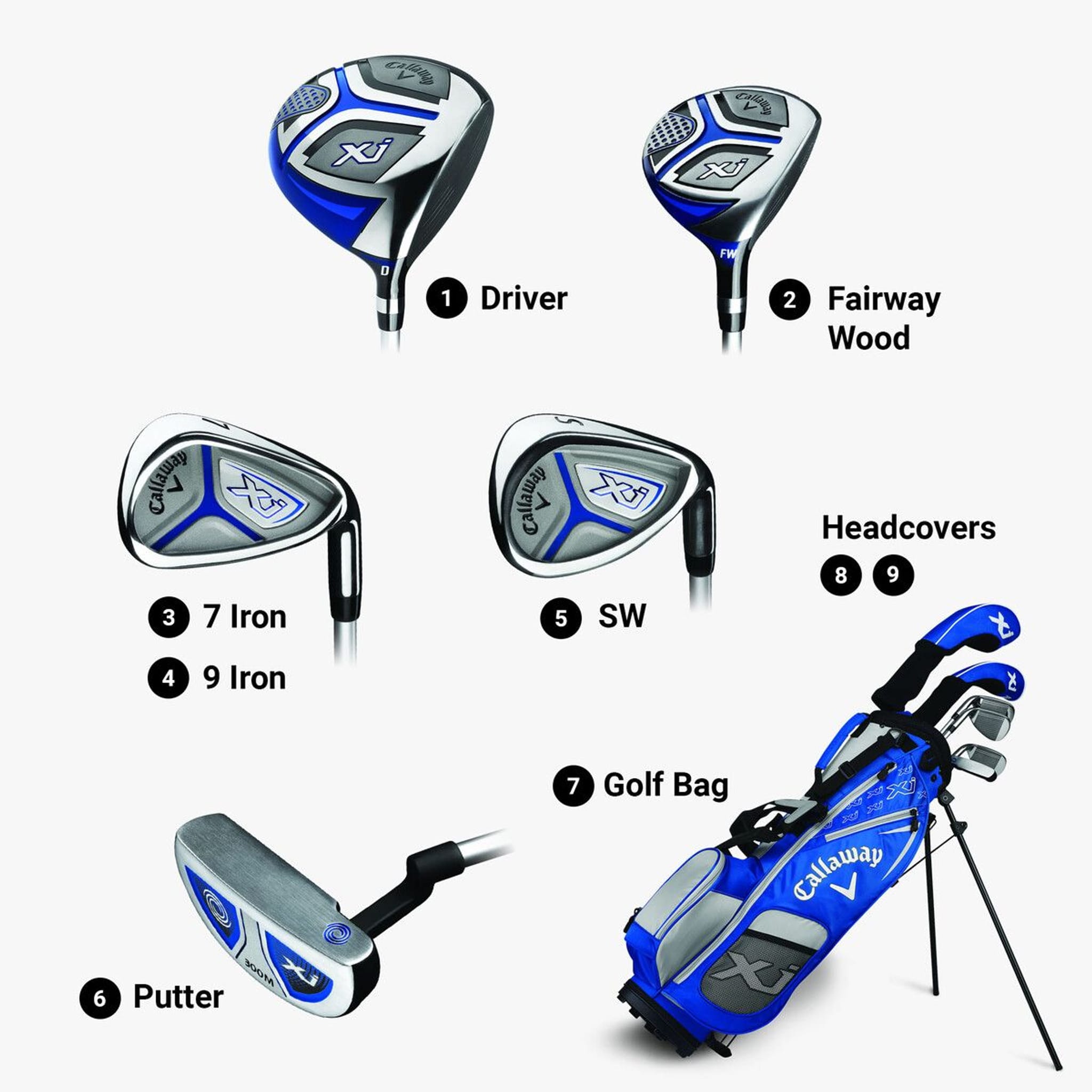 Callaway XJ Set completo per ragazzi