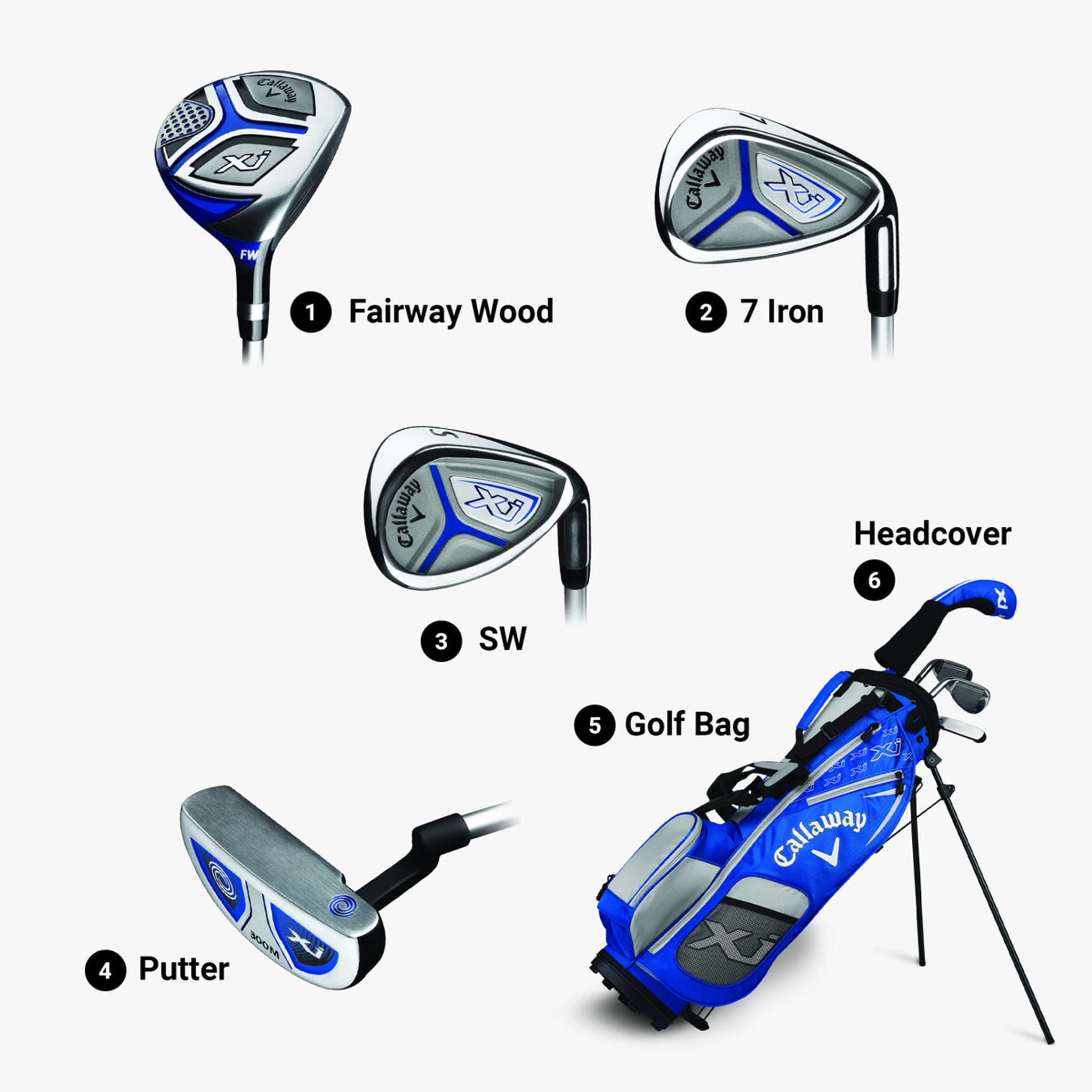 Callaway XJ Set completo per ragazzi