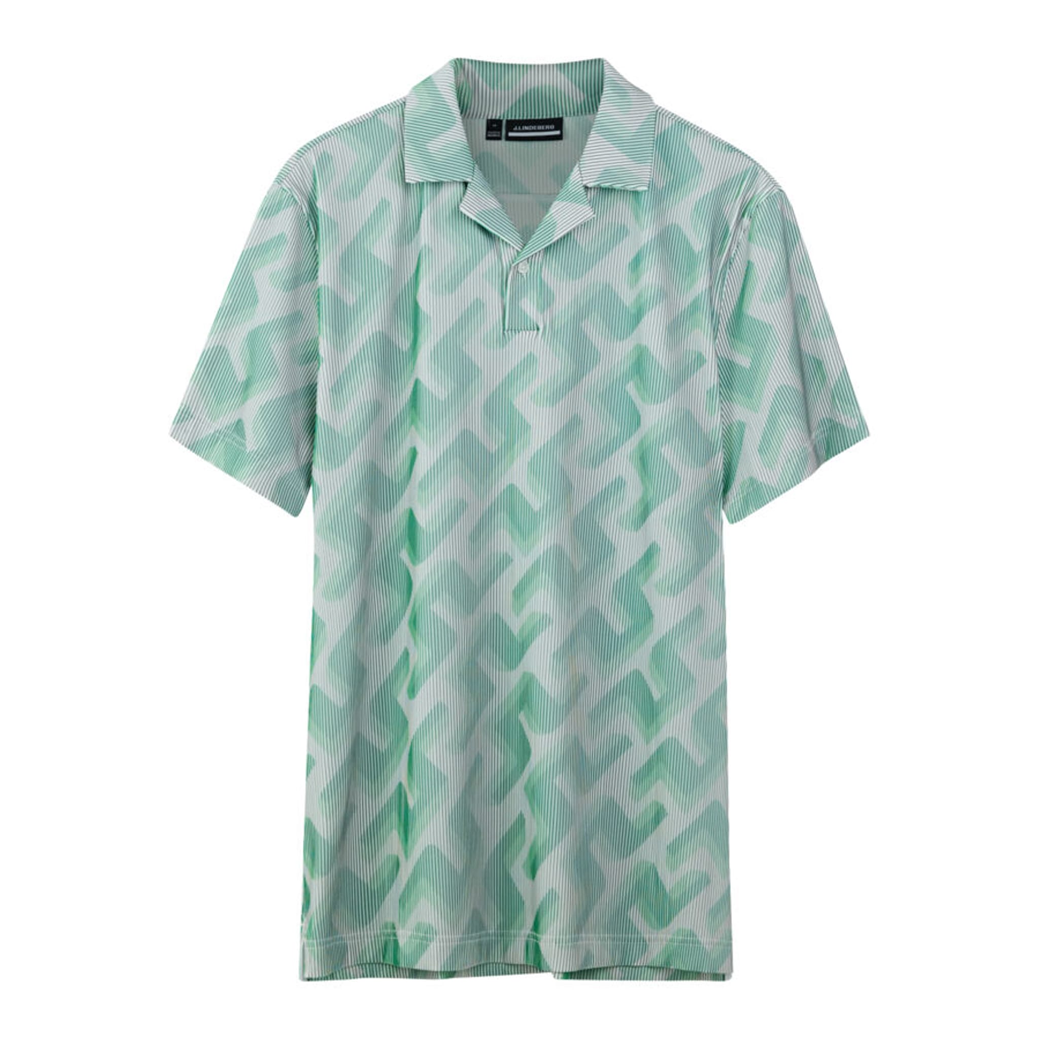 J. Lindeberg Polo 3D Bridge Monogramma Uomo
