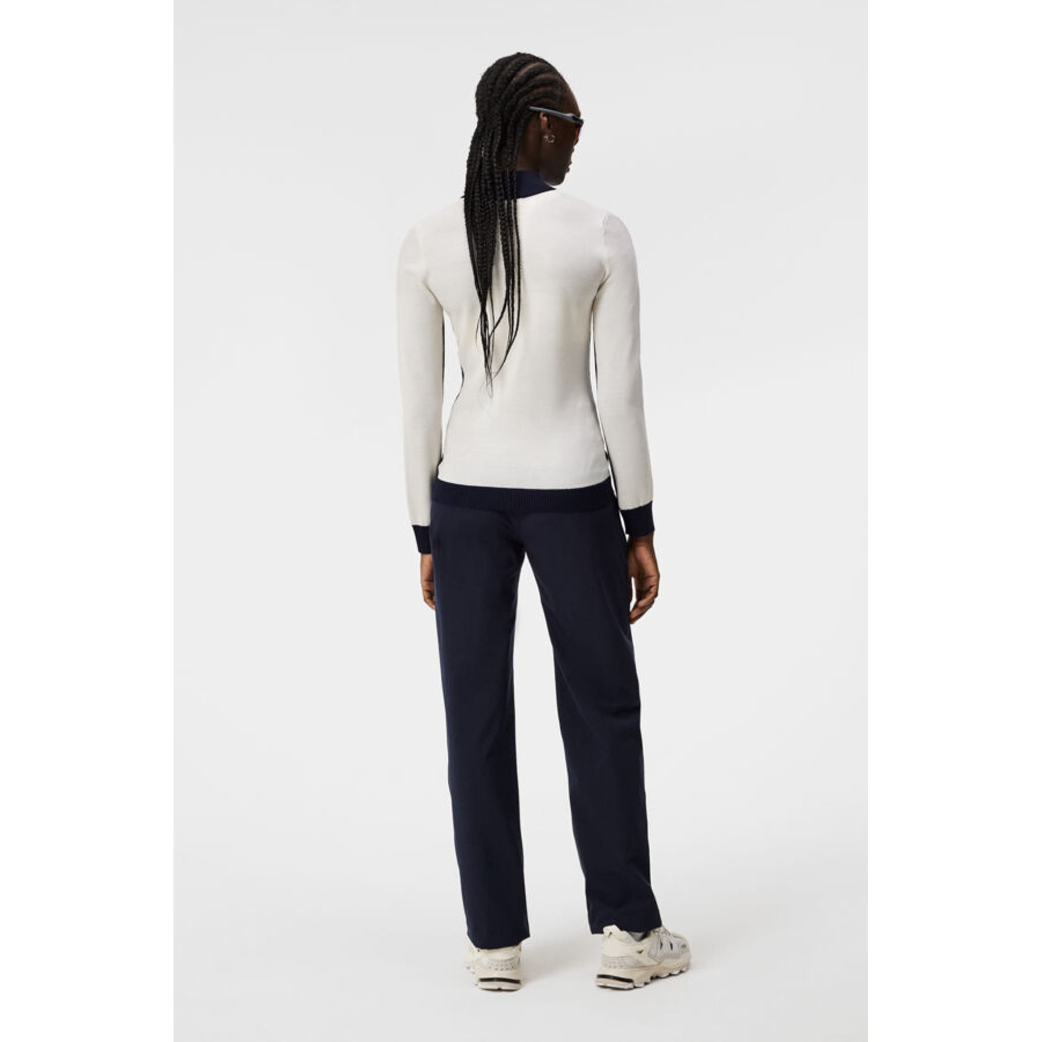 J. Lindeberg Adeline Maglione lavorato a maglia da donna JL Navy Donna