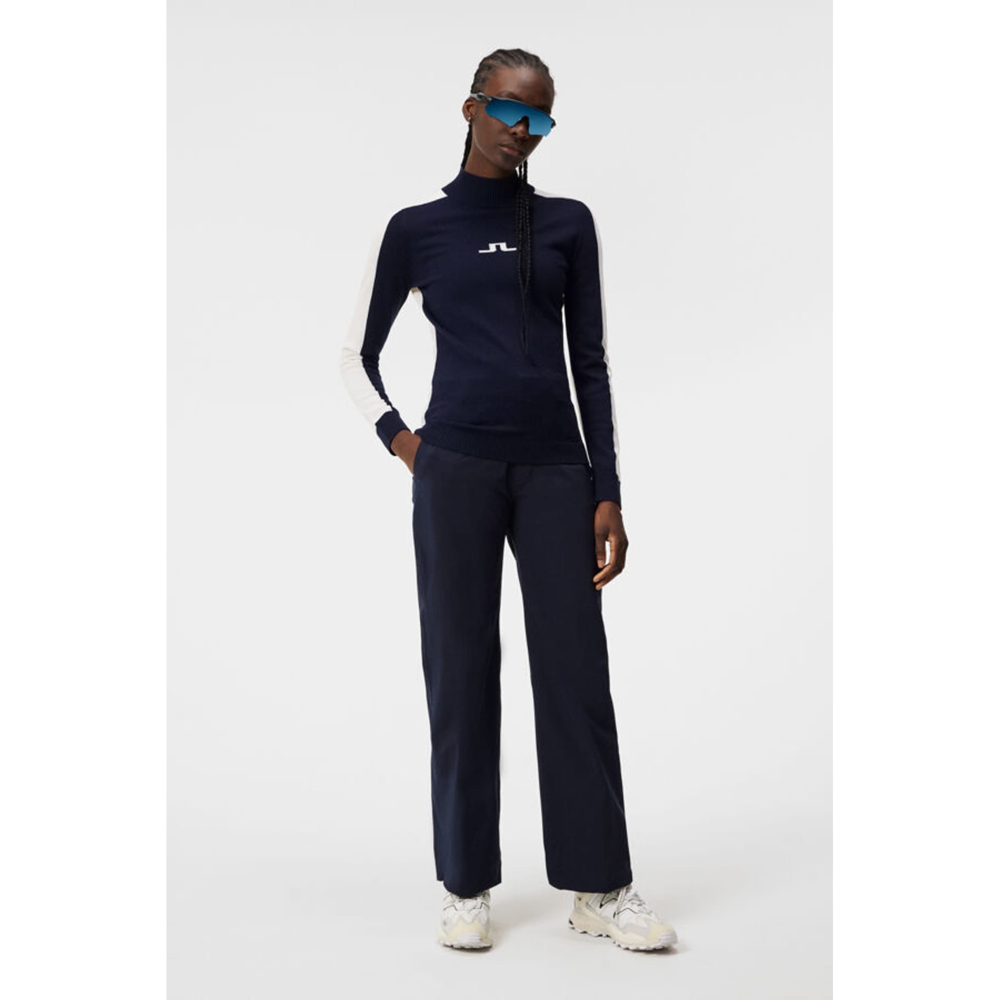 J. Lindeberg Adeline Maglione lavorato a maglia da donna JL Navy Donna