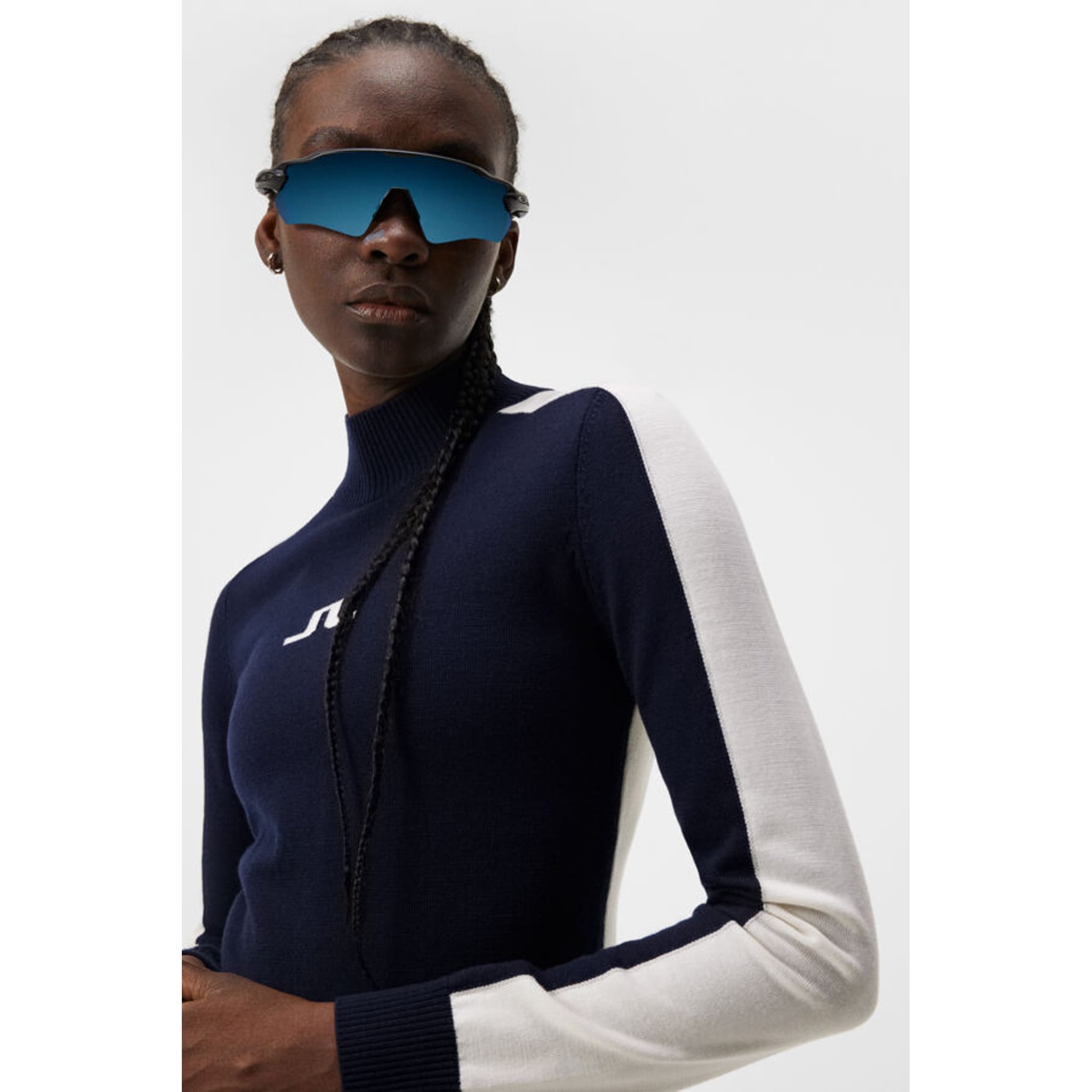 J. Lindeberg Adeline Maglione lavorato a maglia da donna JL Navy Donna