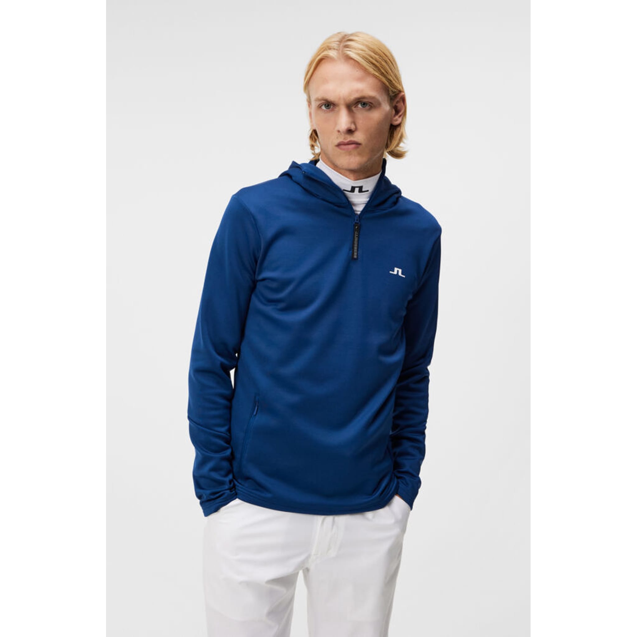 J. Lindeberg Aerial Quarter Hood Uomo Estate Blu Uomo