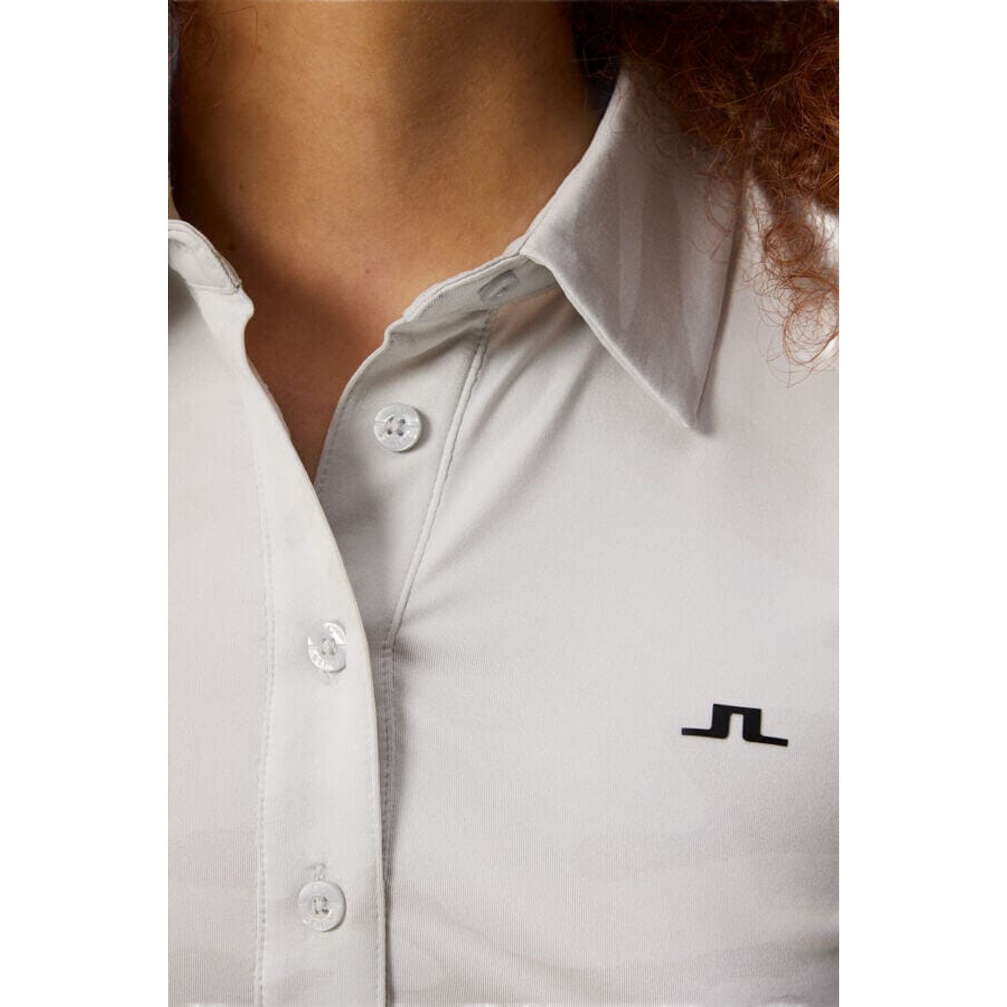 Polo da donna J. Lindeberg Alaya jacquard