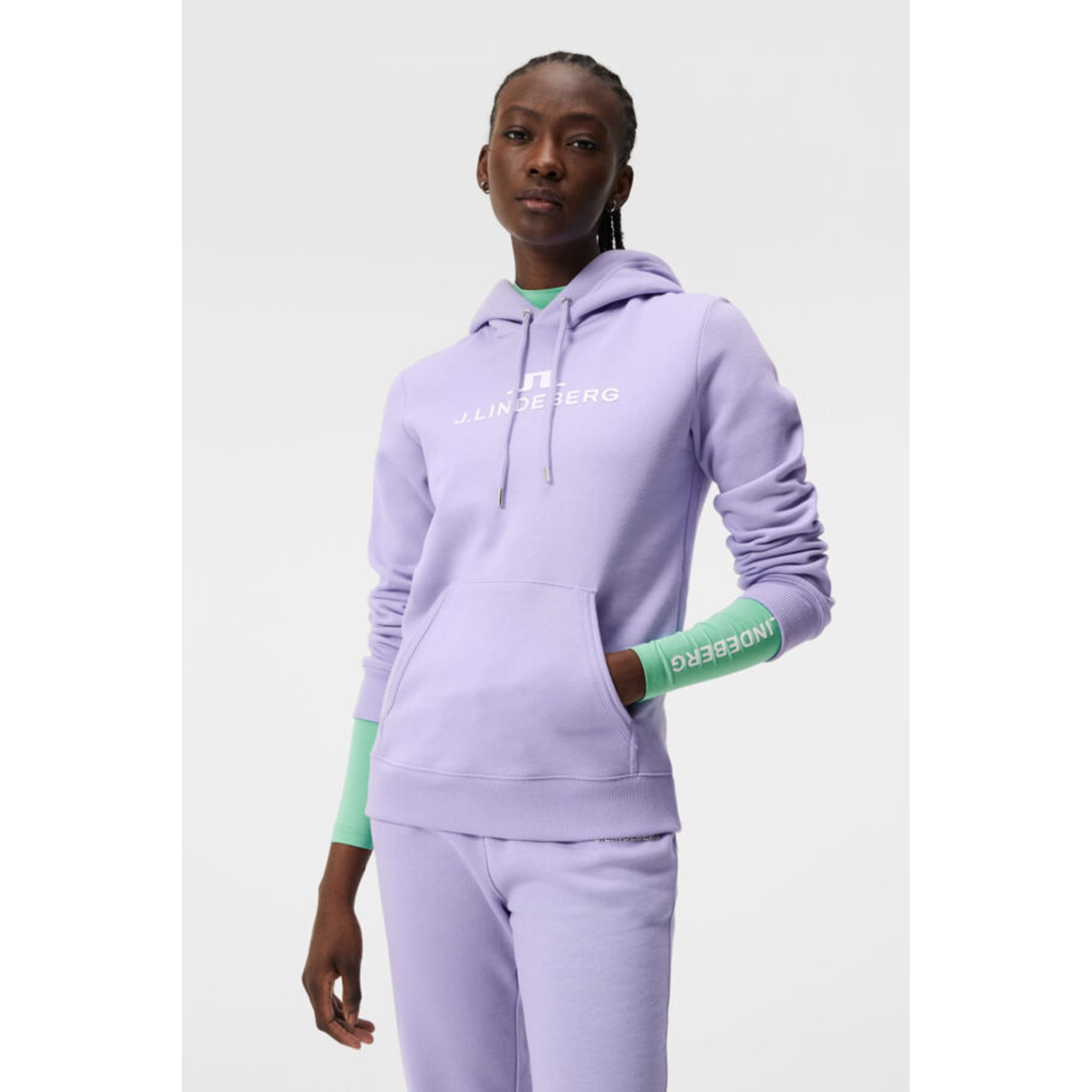 J. Lindeberg Alpha Hood Donna Dolce Lavanda Donna