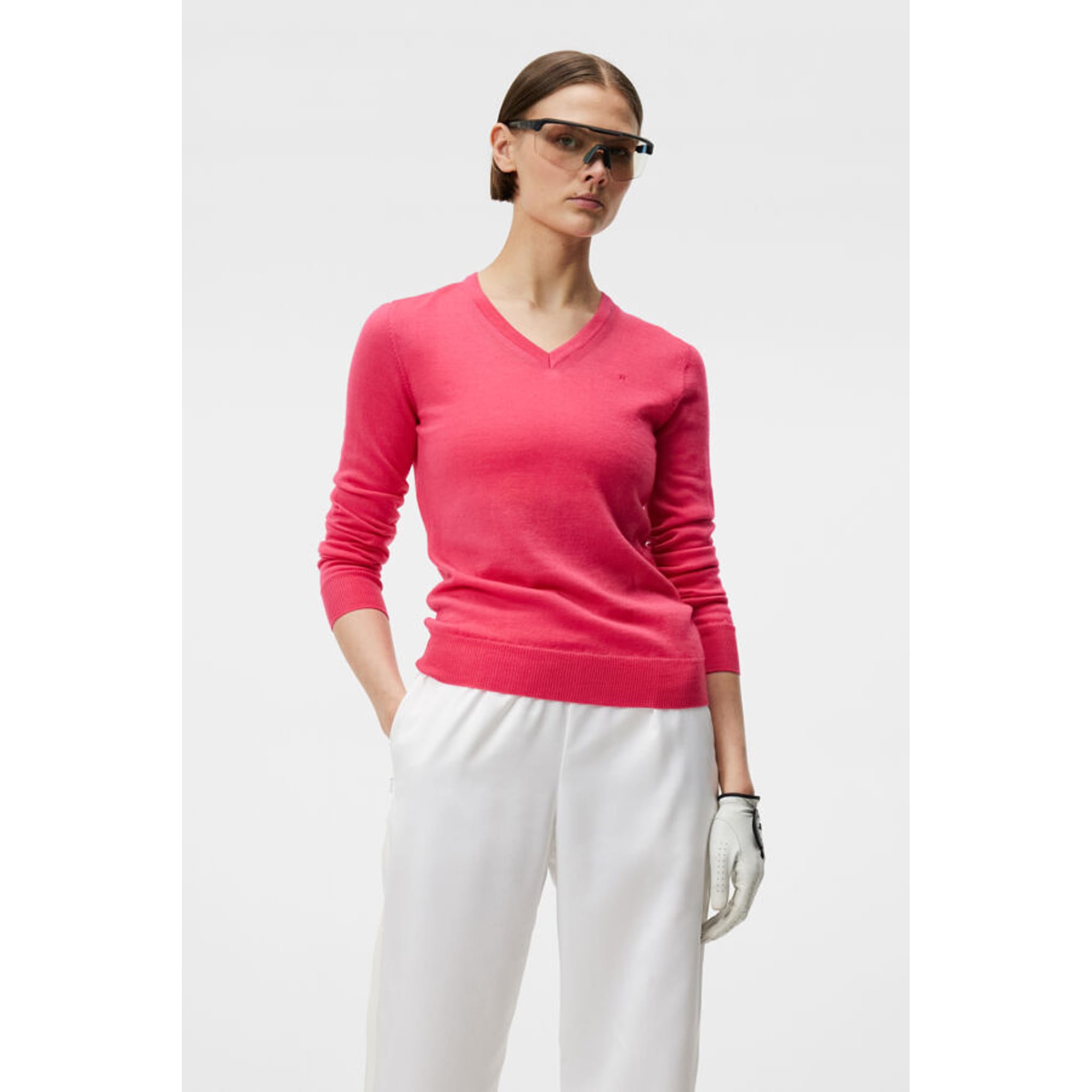 J. Lindeberg Amaya Maglione lavorato a maglia Azalea Donna
