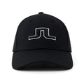 Cappello da golf J. Lindeberg Angus nero da uomo