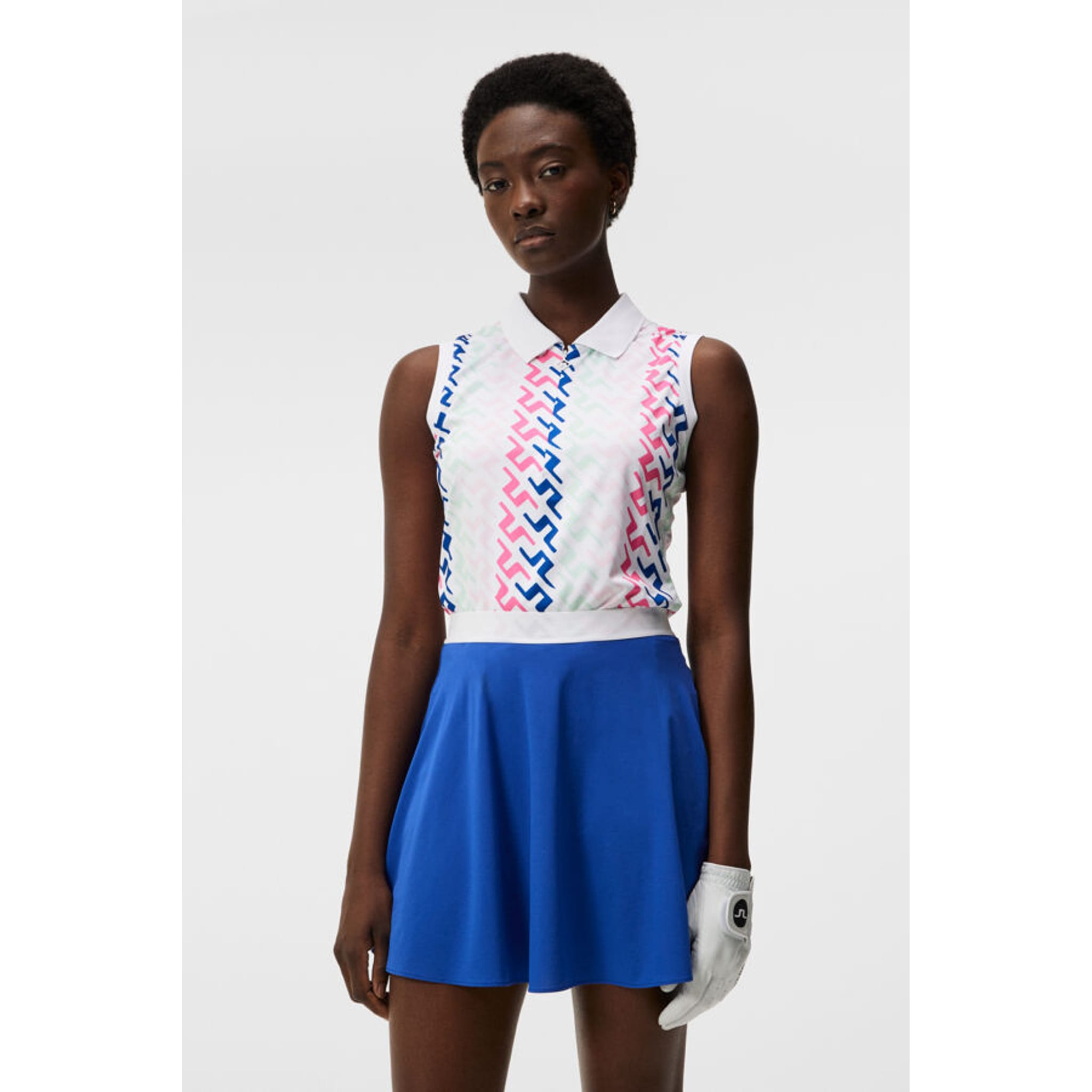 J. Lindeberg Annie Top Donna Rosa Painted Bridge Donna