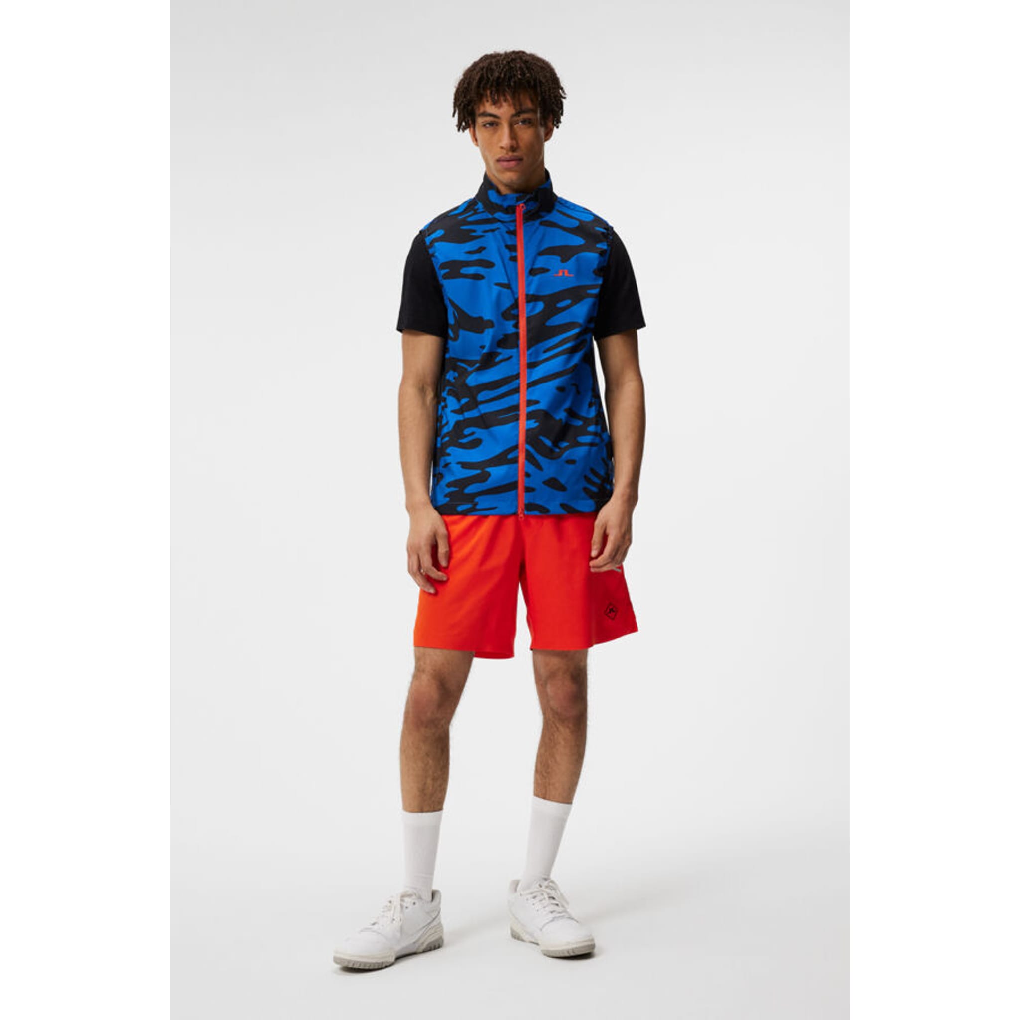J. Lindeberg Ash Light Gilet ripiegabile Stampa Uomo
