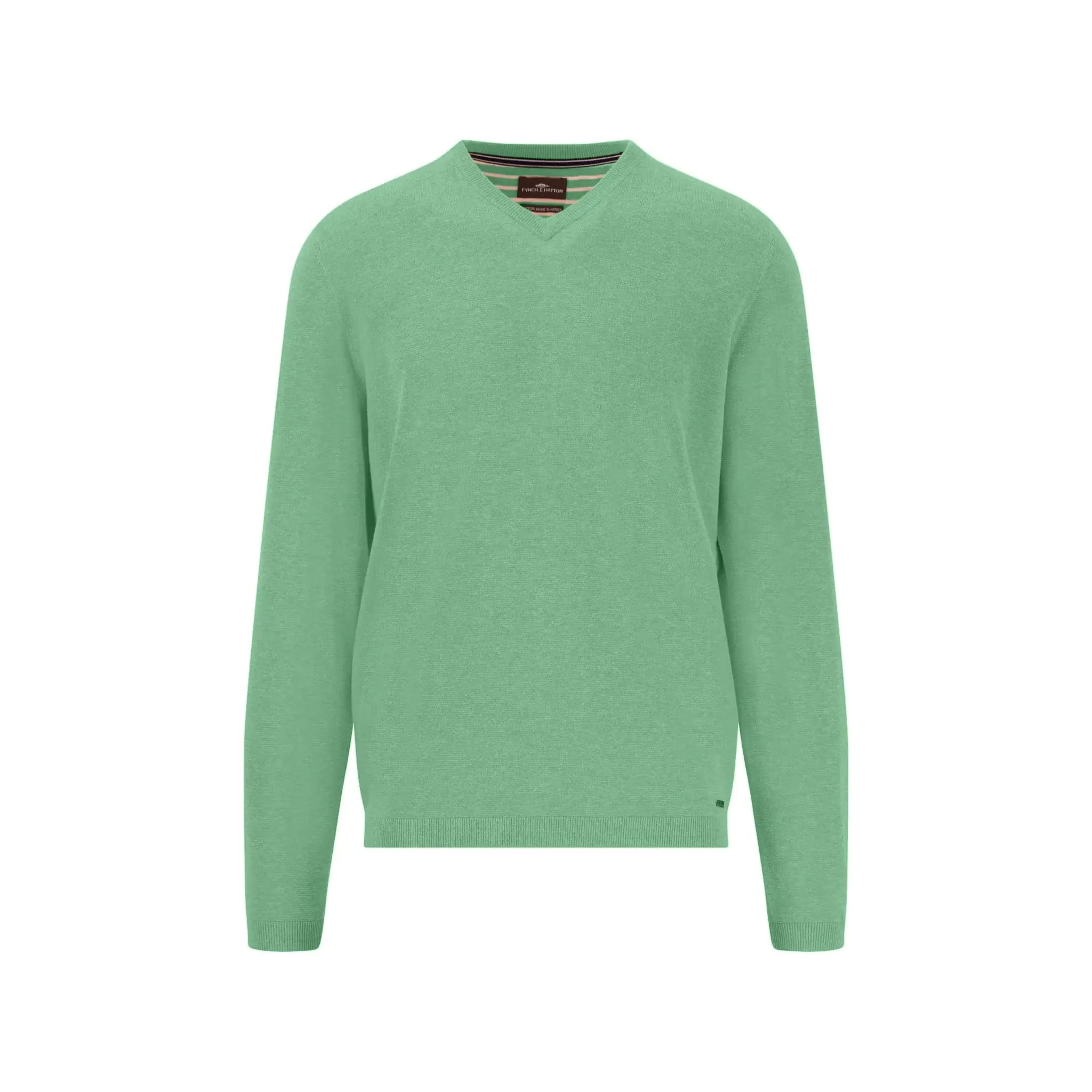Fynch Hatton Air Cotton V-Neck Herren