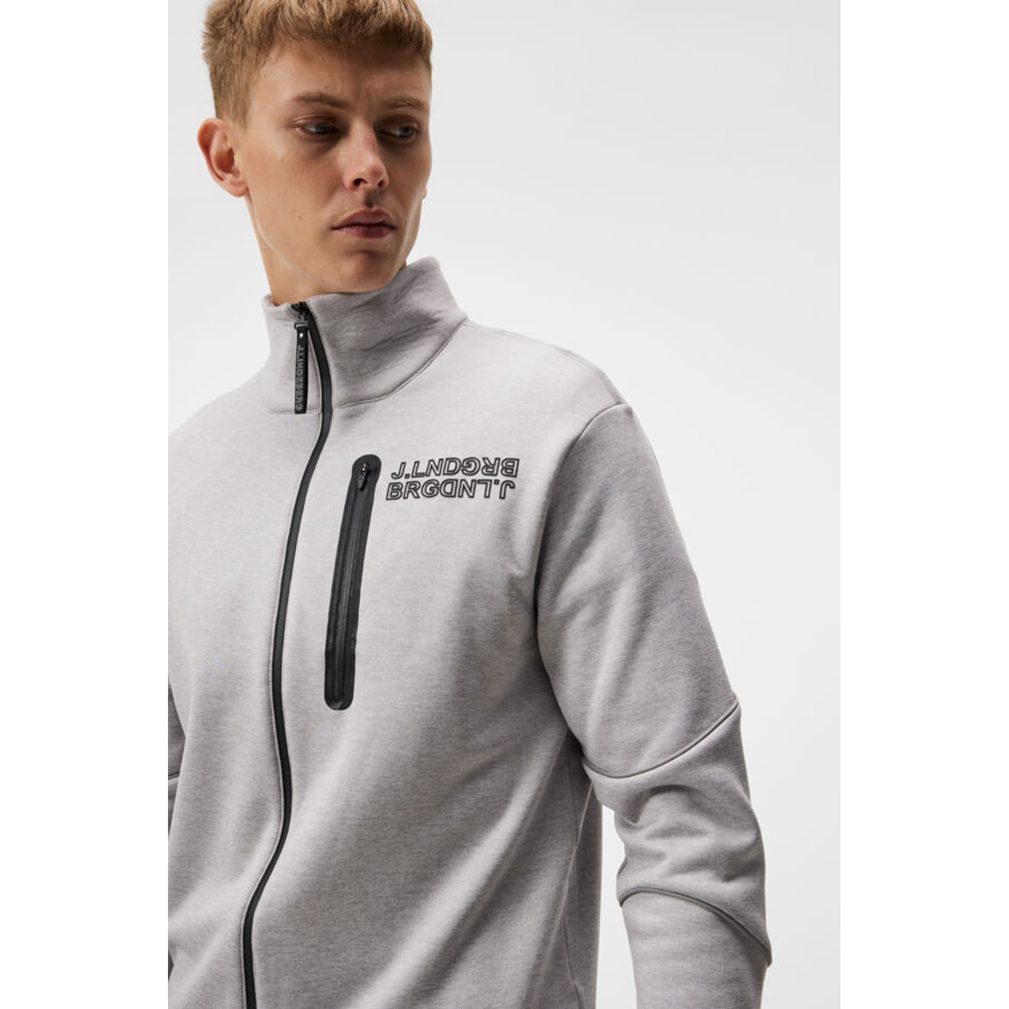 J. Lindeberg Brush Full Zip Midlayer Herren