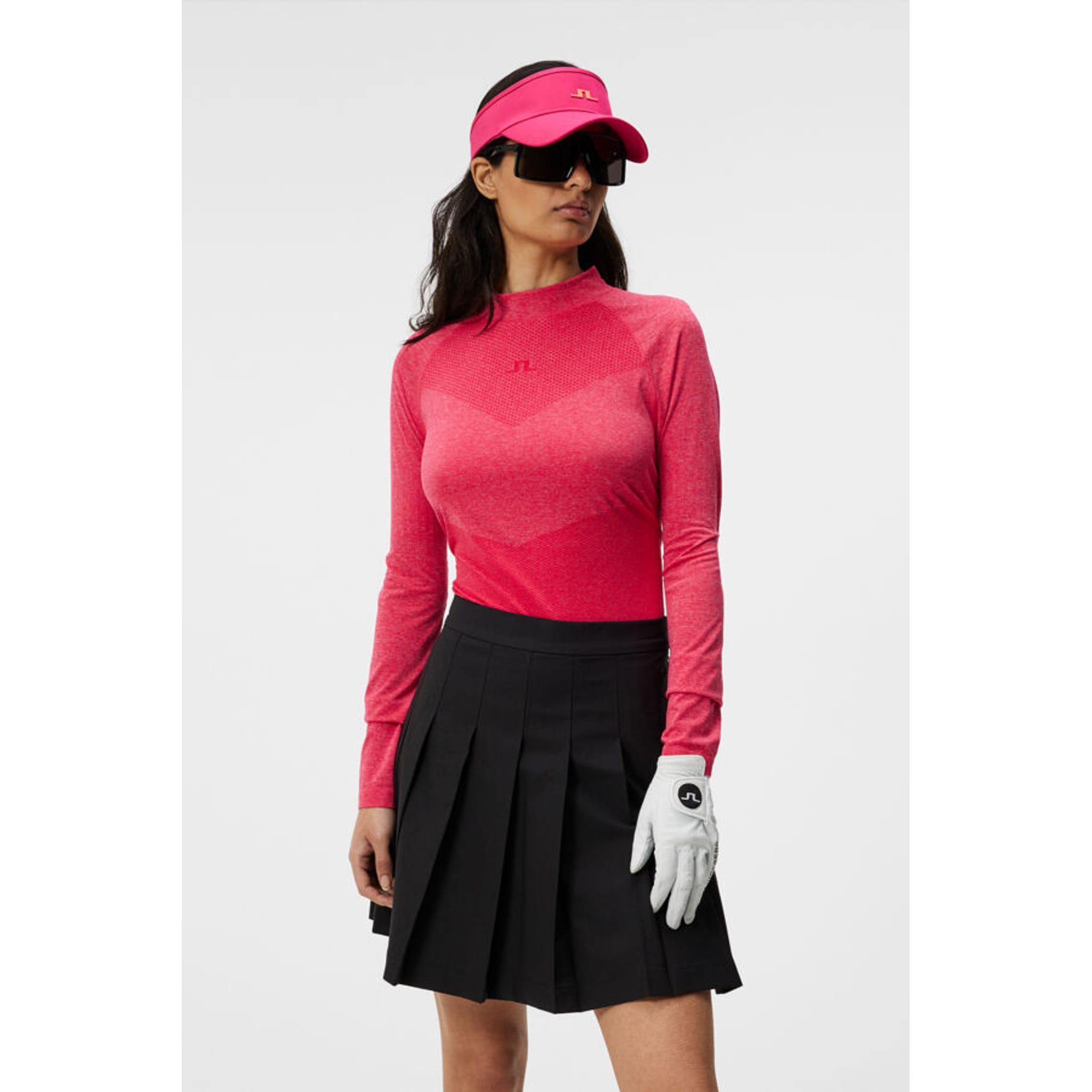 J. Lindeberg Camilla Top Donna Rose Red Melange Donna