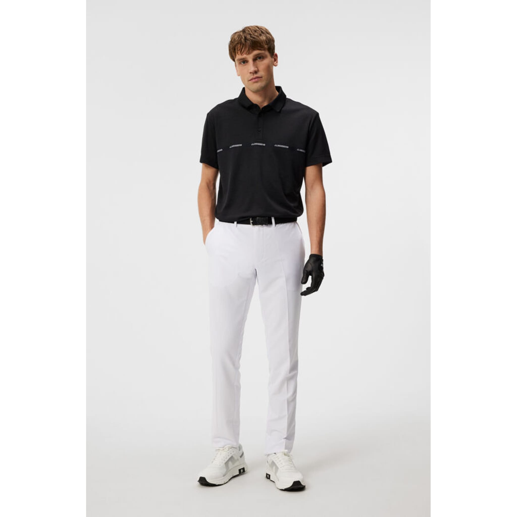 Polo J. Lindeberg Chad vestibilità regolare da uomo
