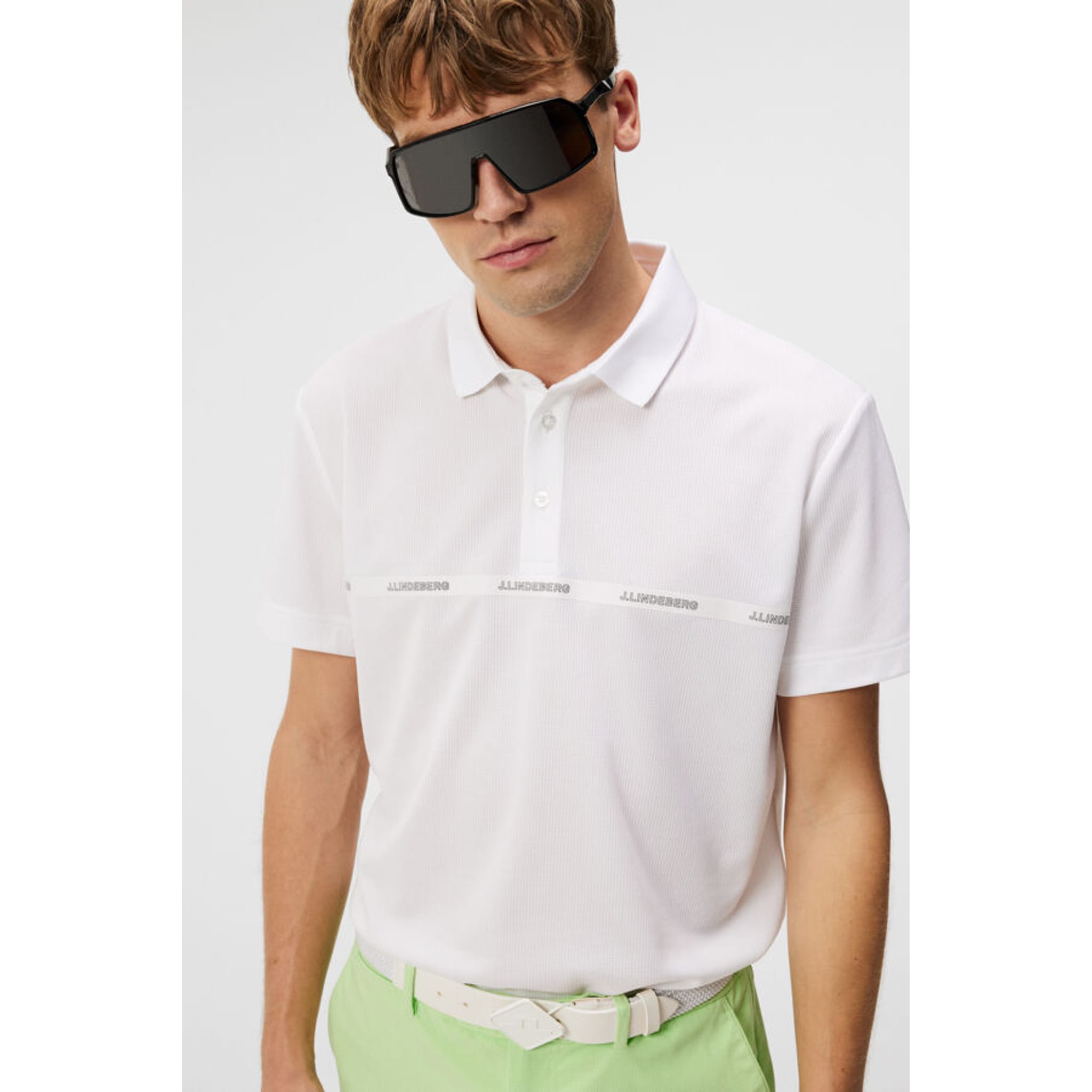 Polo J. Lindeberg Chad vestibilità regolare da uomo