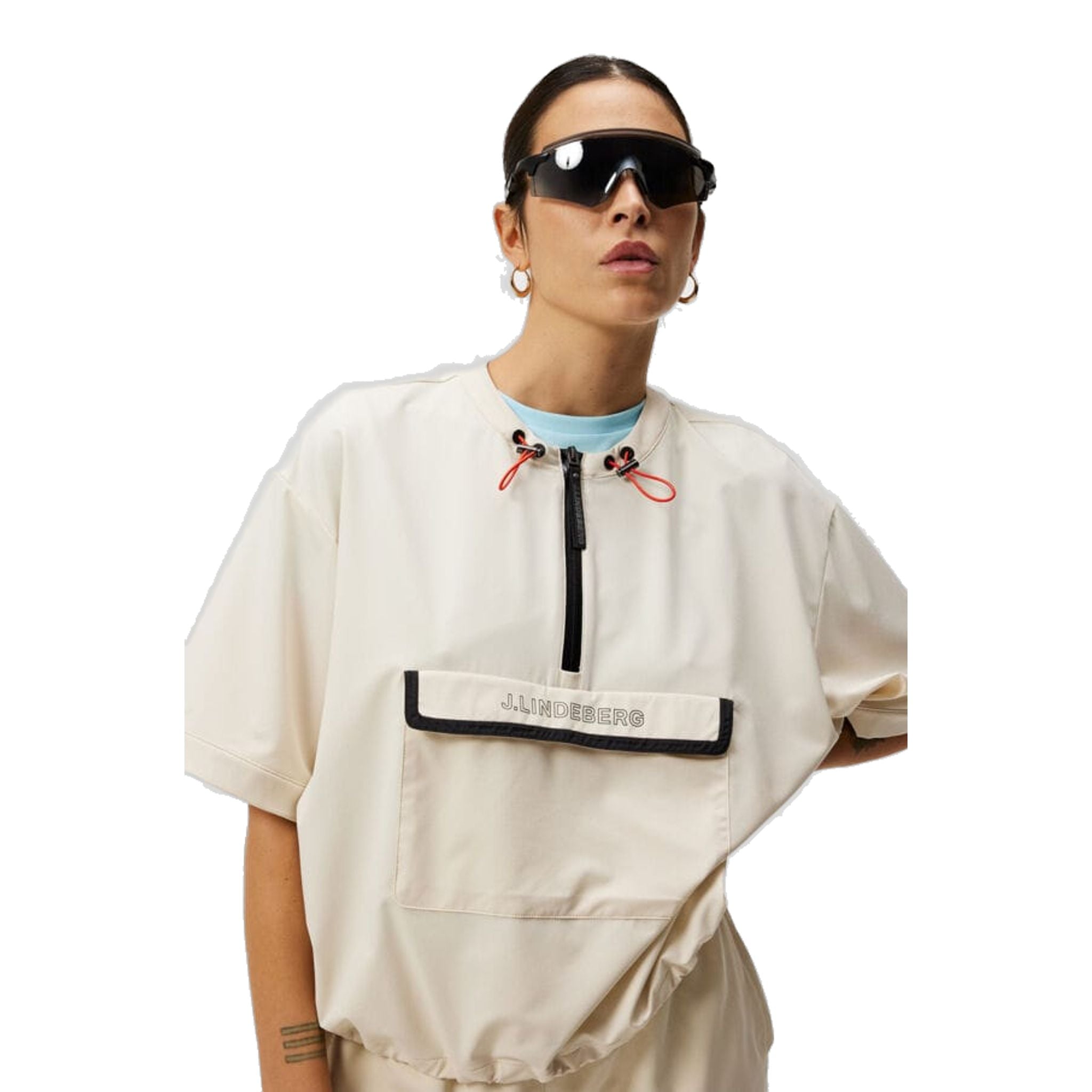 J. Lindeberg Chrisann Pullover a maniche corte da donna