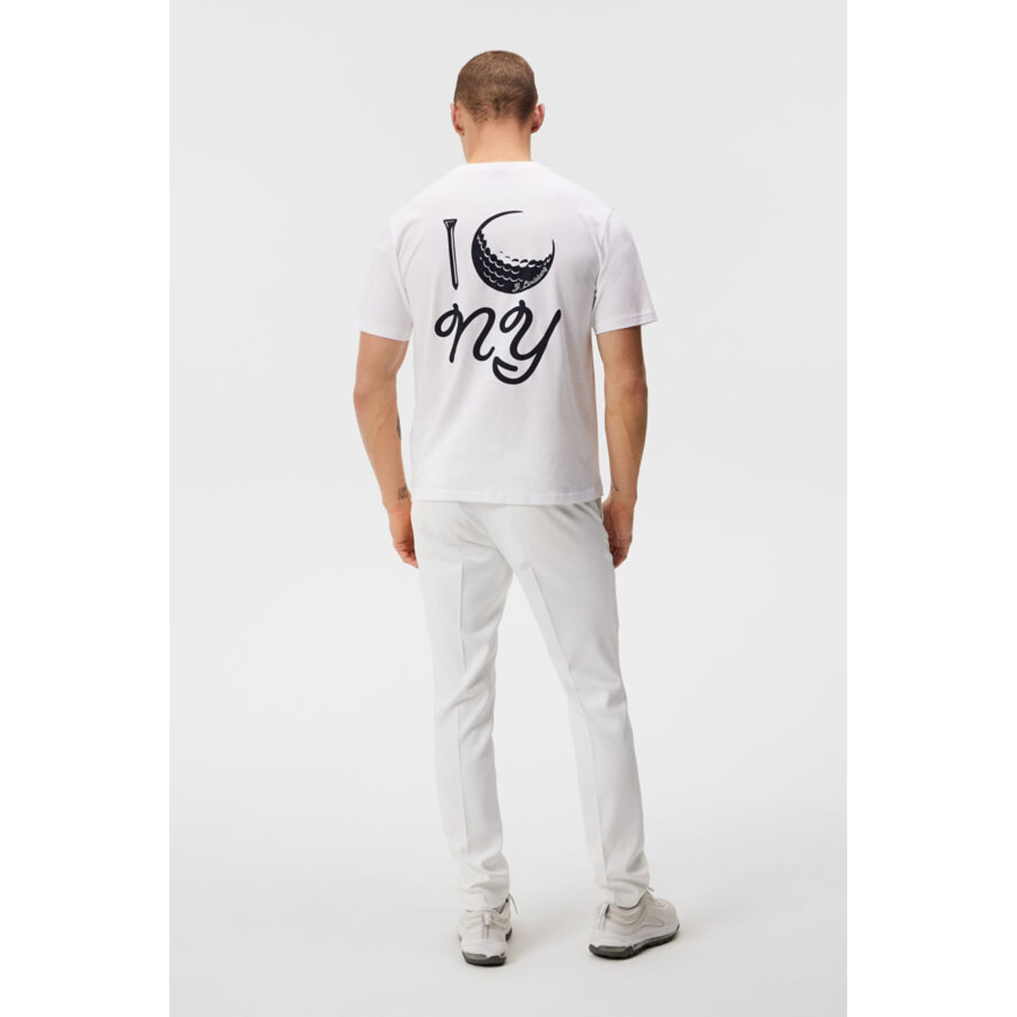 J. Lindeberg Dale T-Shirt Uomo Bianco Uomo