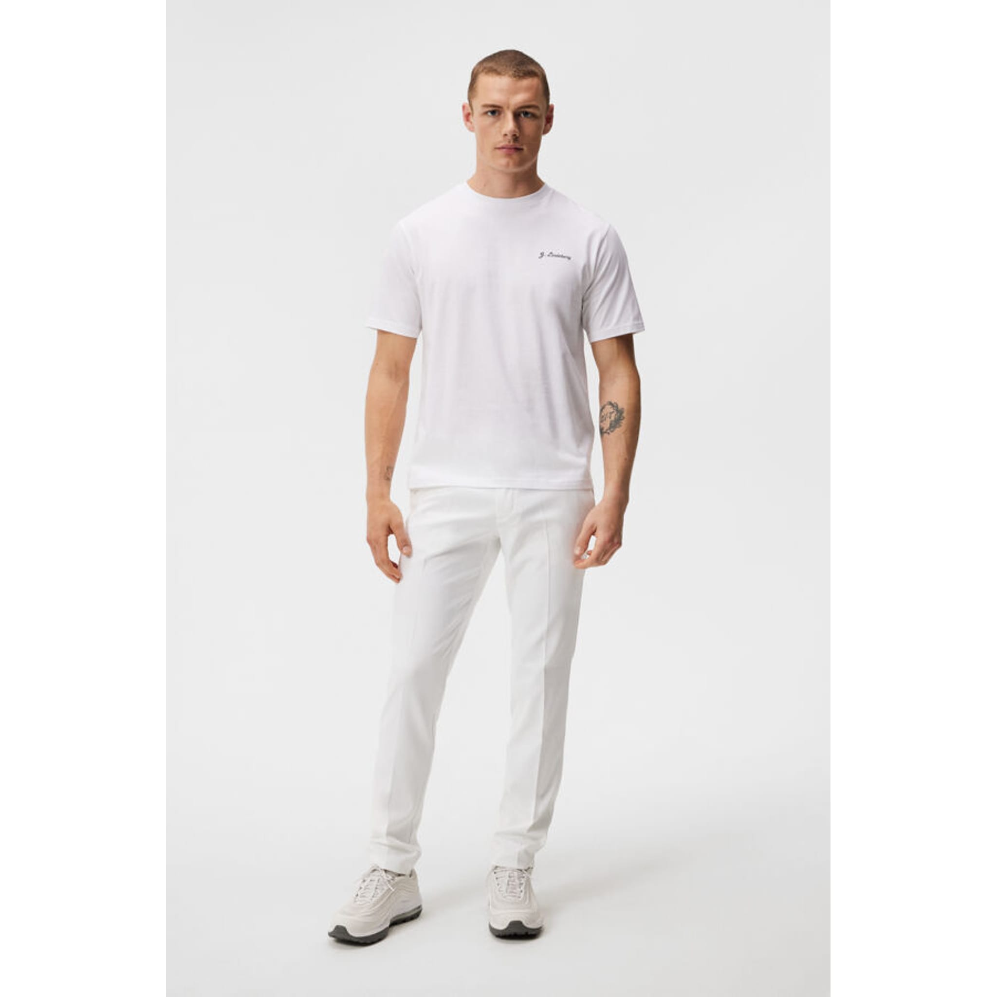 J. Lindeberg Dale T-Shirt Uomo Bianco Uomo