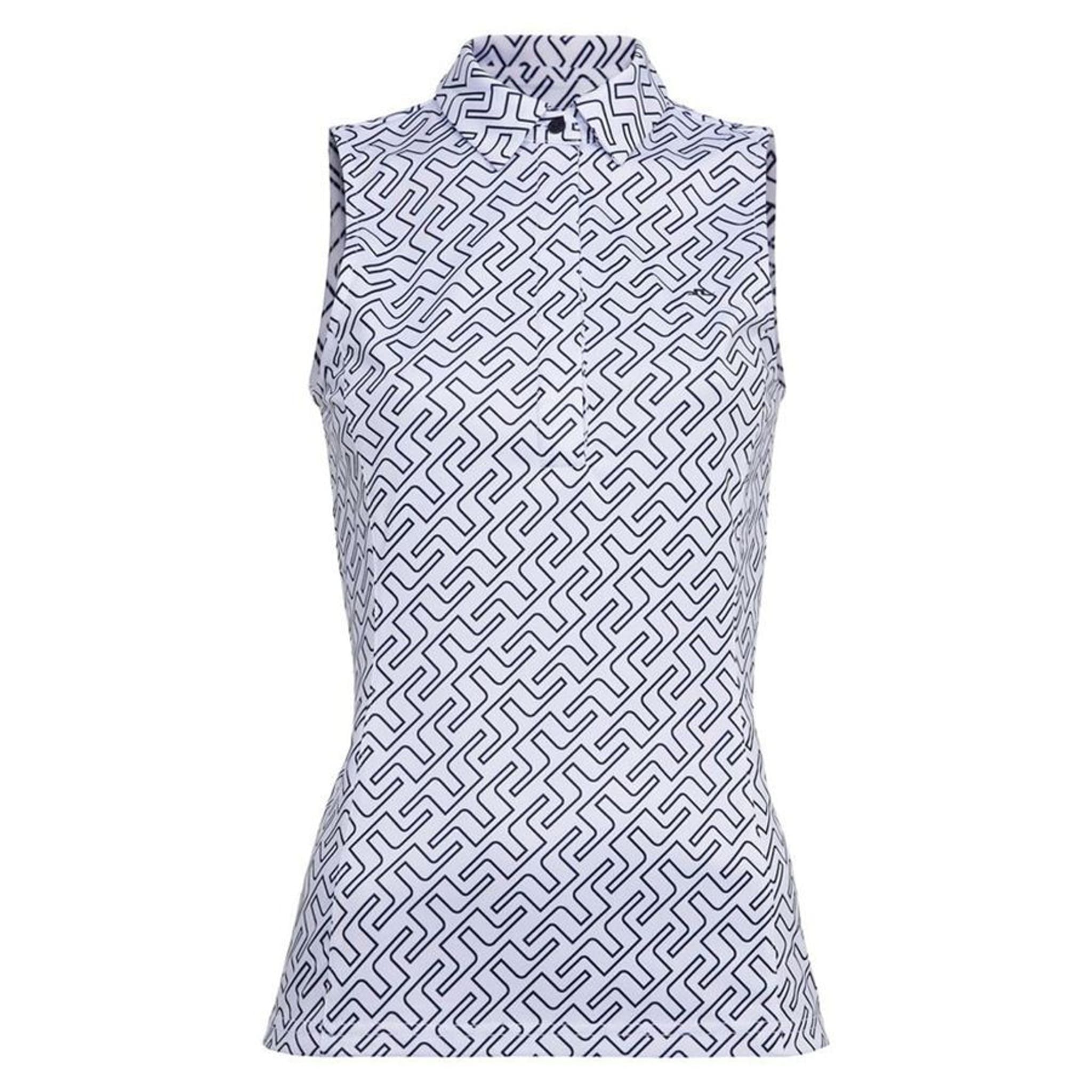 J. Lindeberg Dena Print Maglietta da golf senza maniche da donna