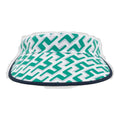 J. Lindeberg W Visor Golf Print Alba Green 3D Bridge Monogram Donna