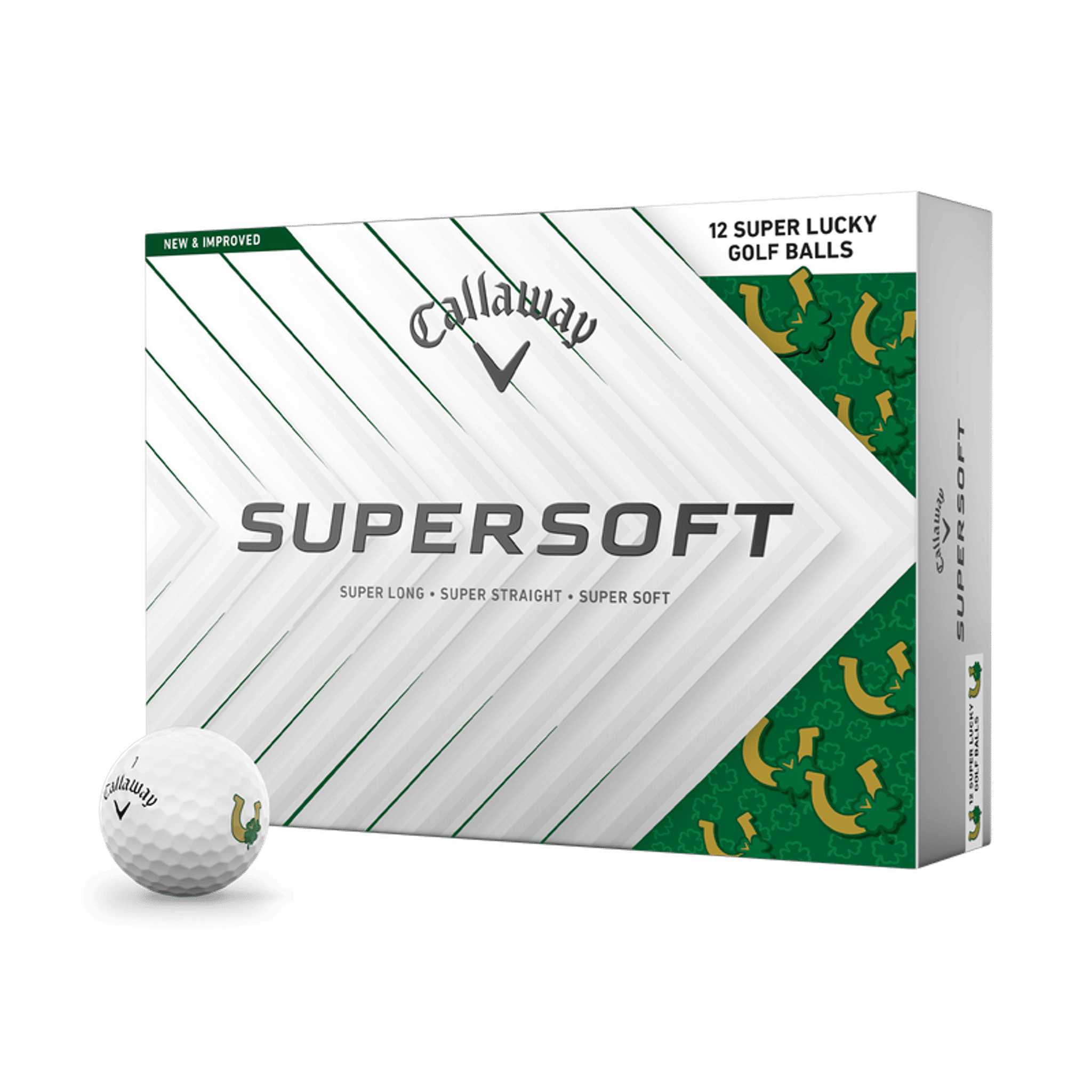 Palline da golf Callaway Supersoft 25 Lucky