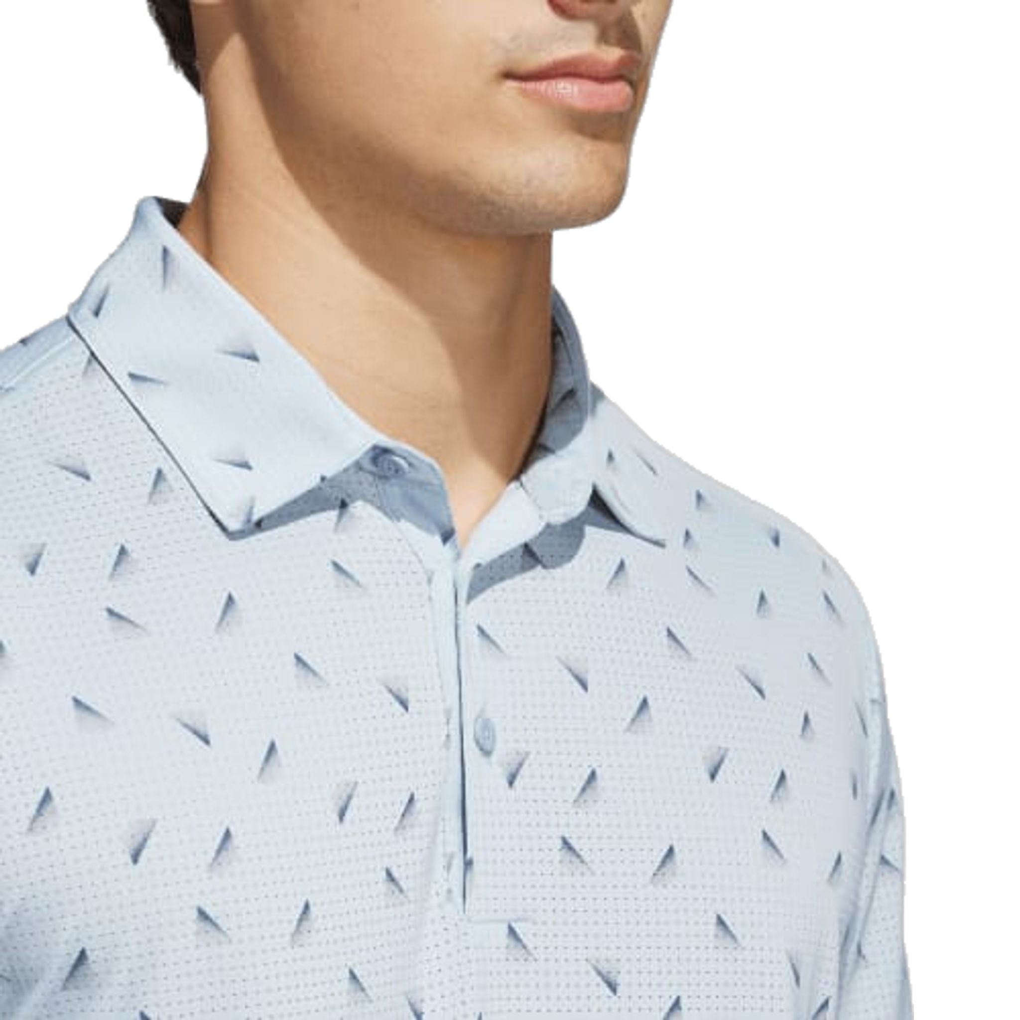 Polo da uomo Adidas Ultimate365 in rete stampata