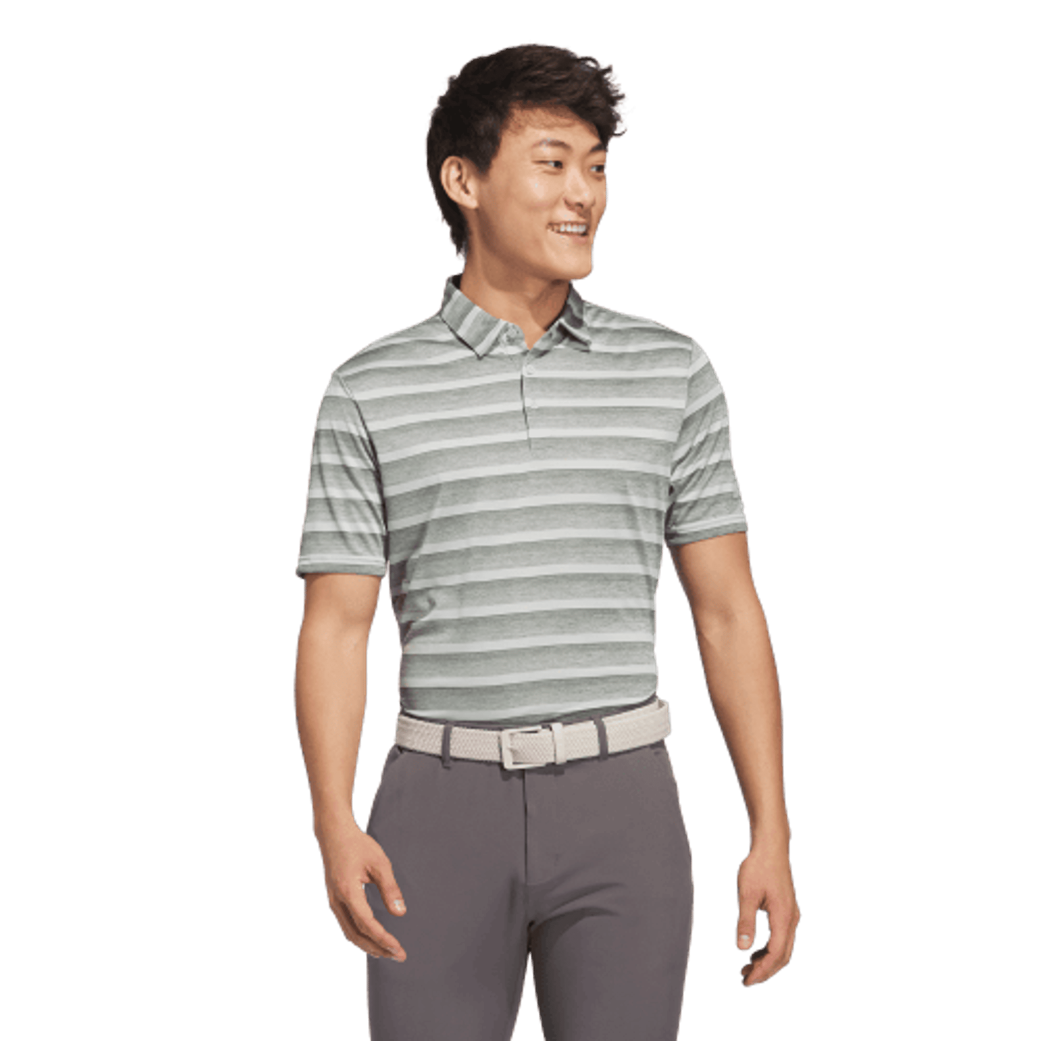 Polo Adidas da uomo con righe a 2 colori