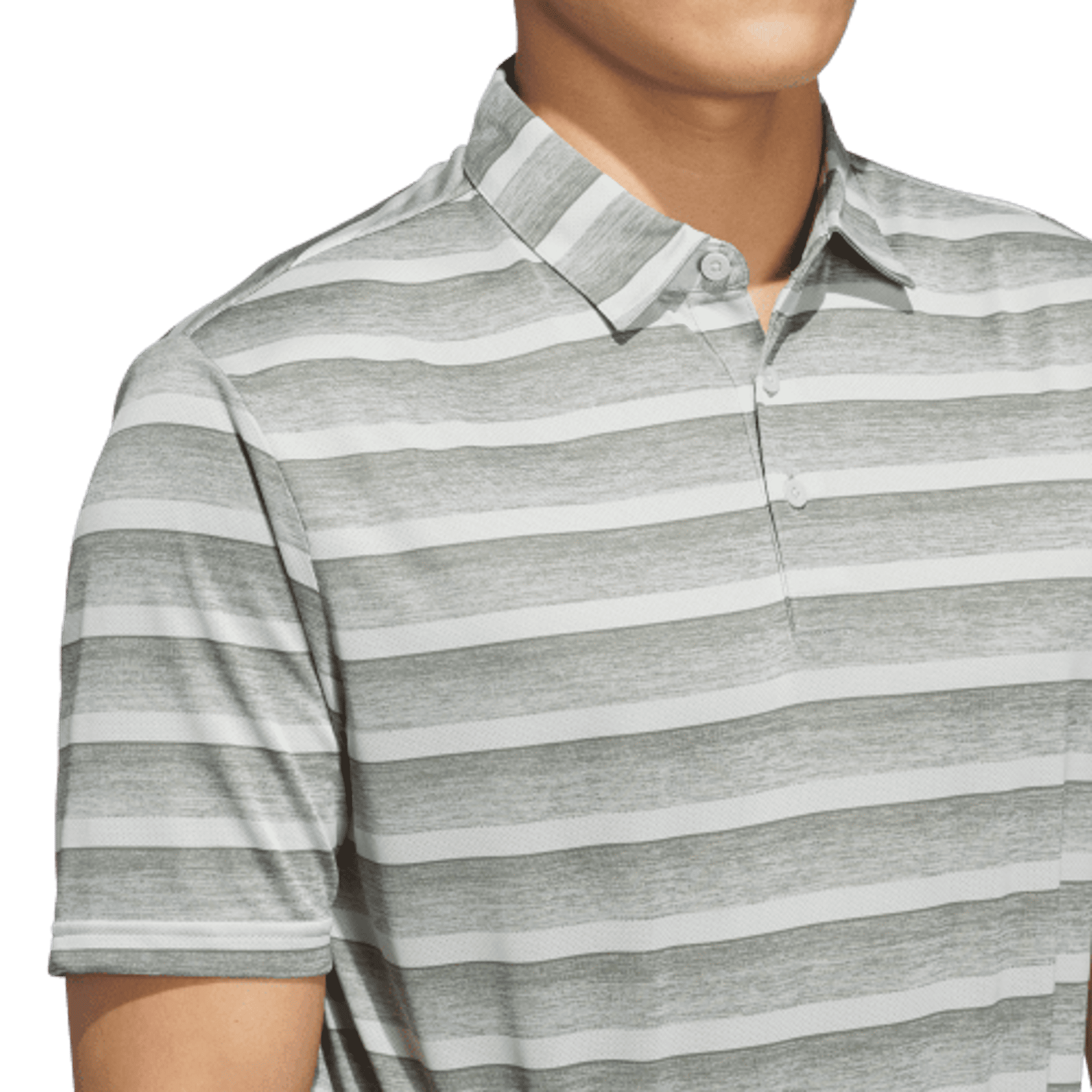 Polo Adidas da uomo con righe a 2 colori
