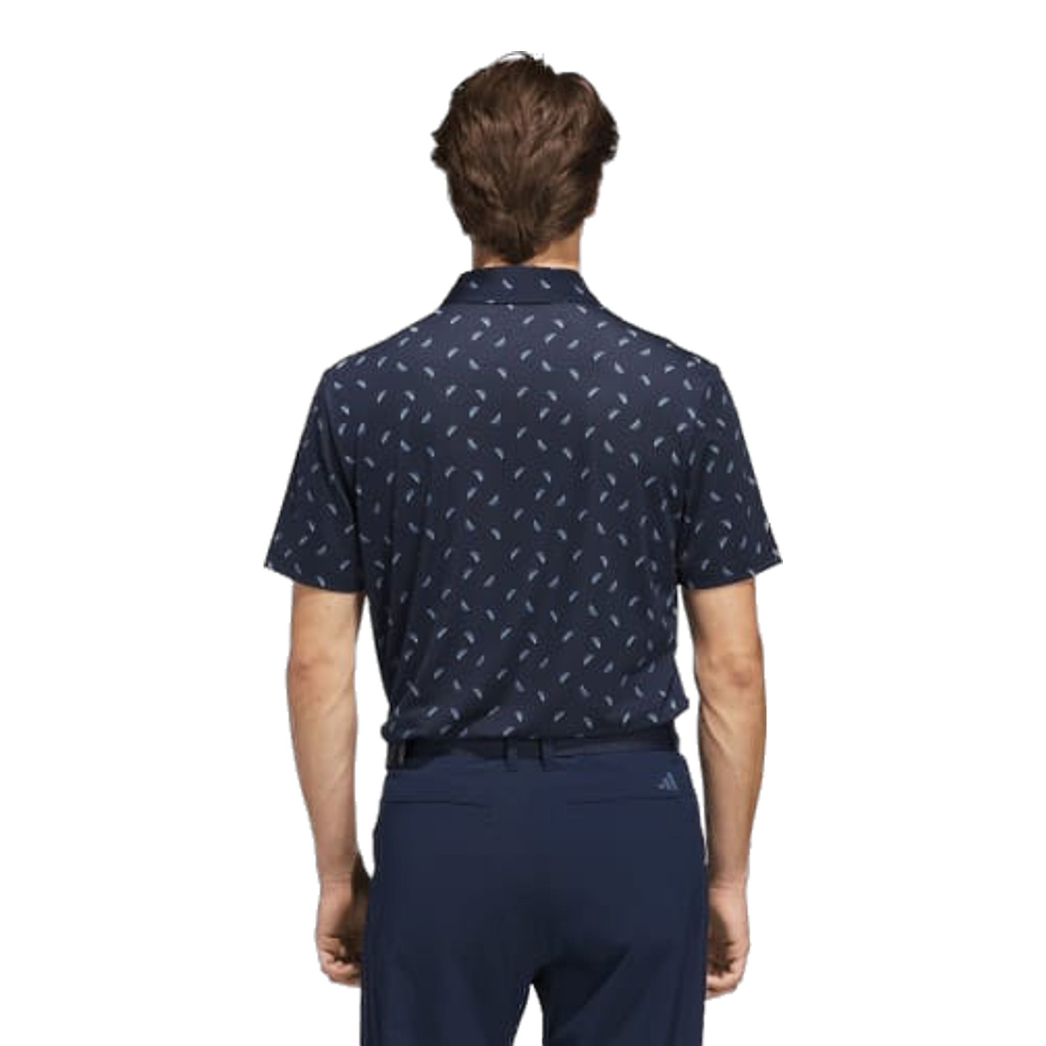 Polo da uomo Adidas Ultimate365 in rete stampata