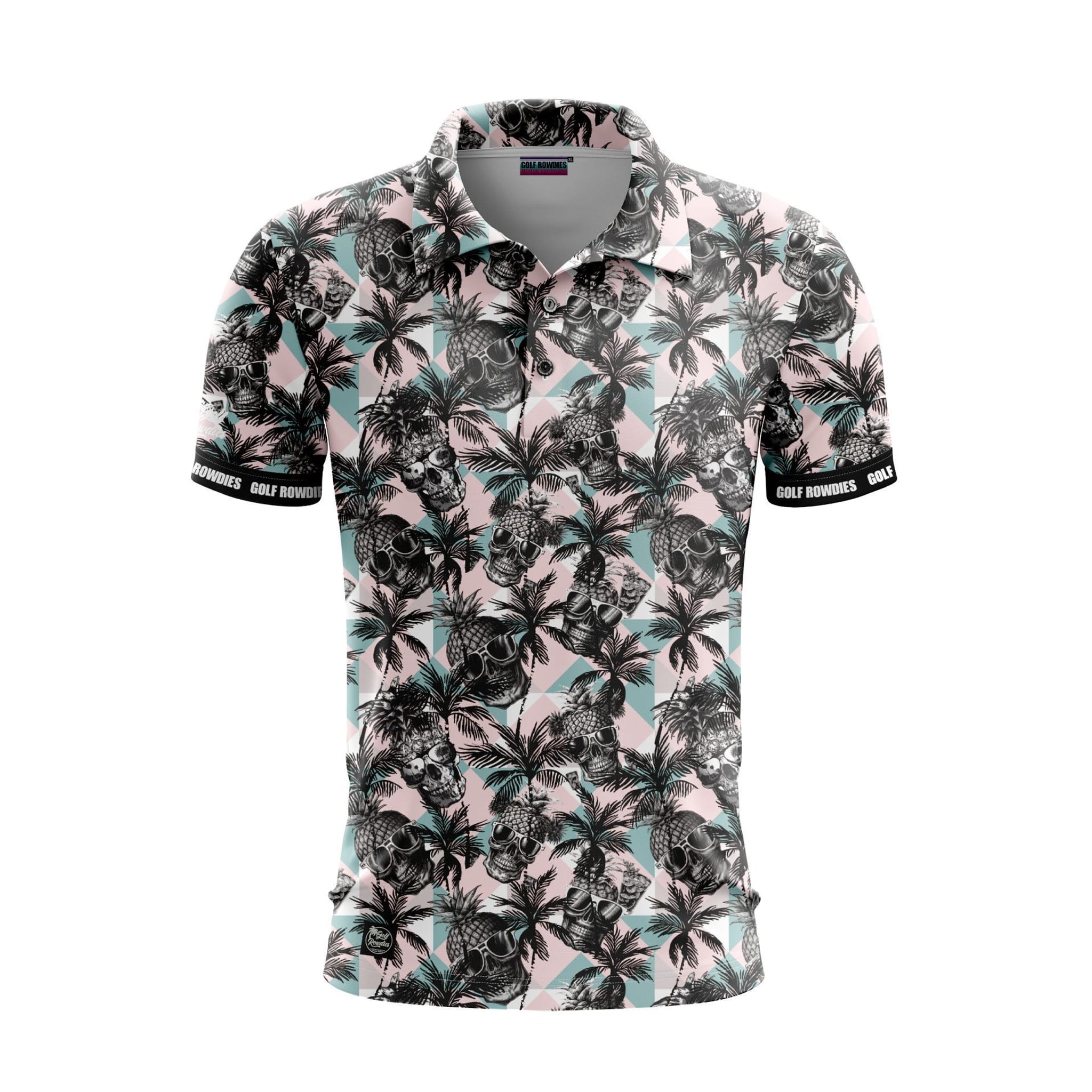 Polo con ananas fresco dei Golf Rowdies