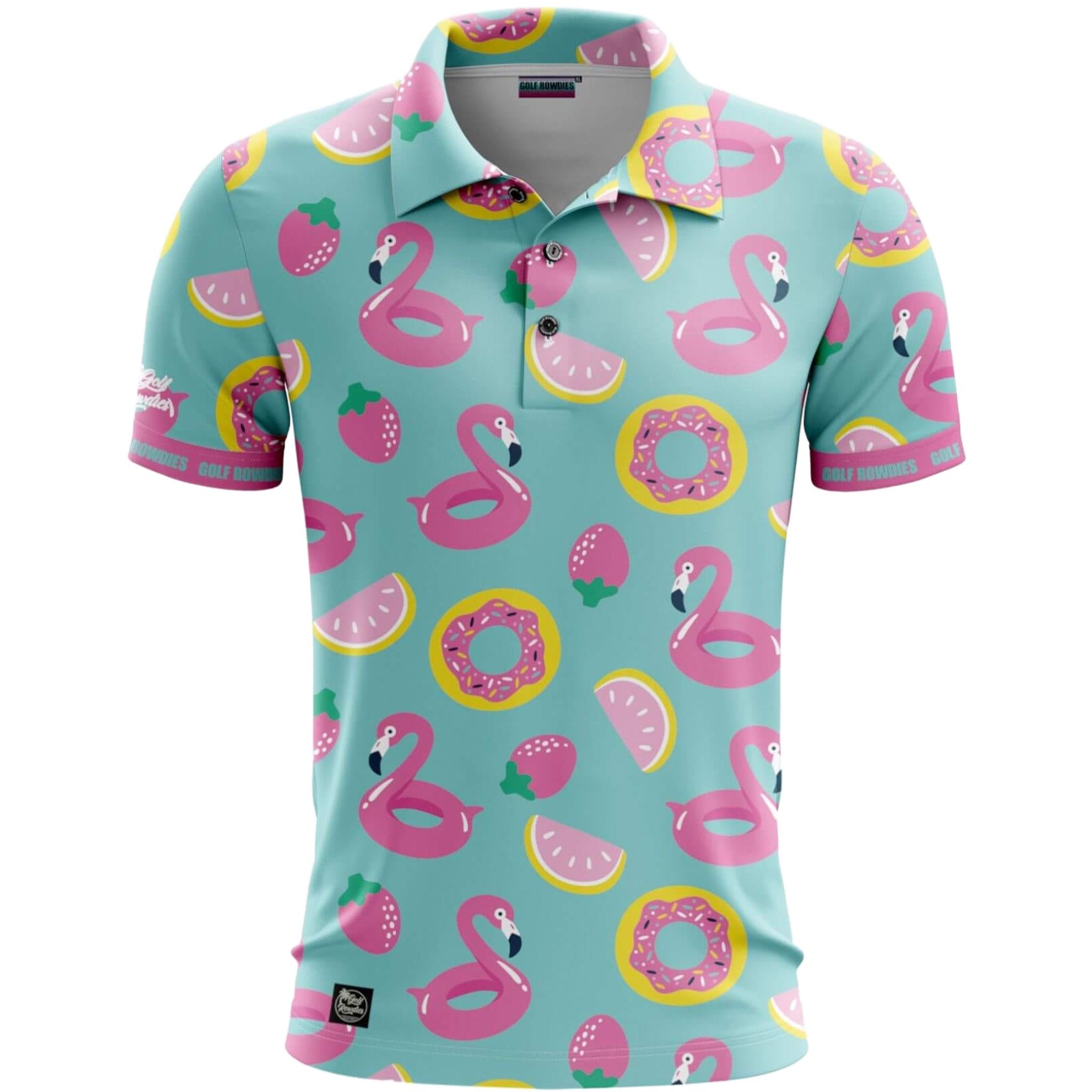 Polo da uomo Golf Rowdies Donut