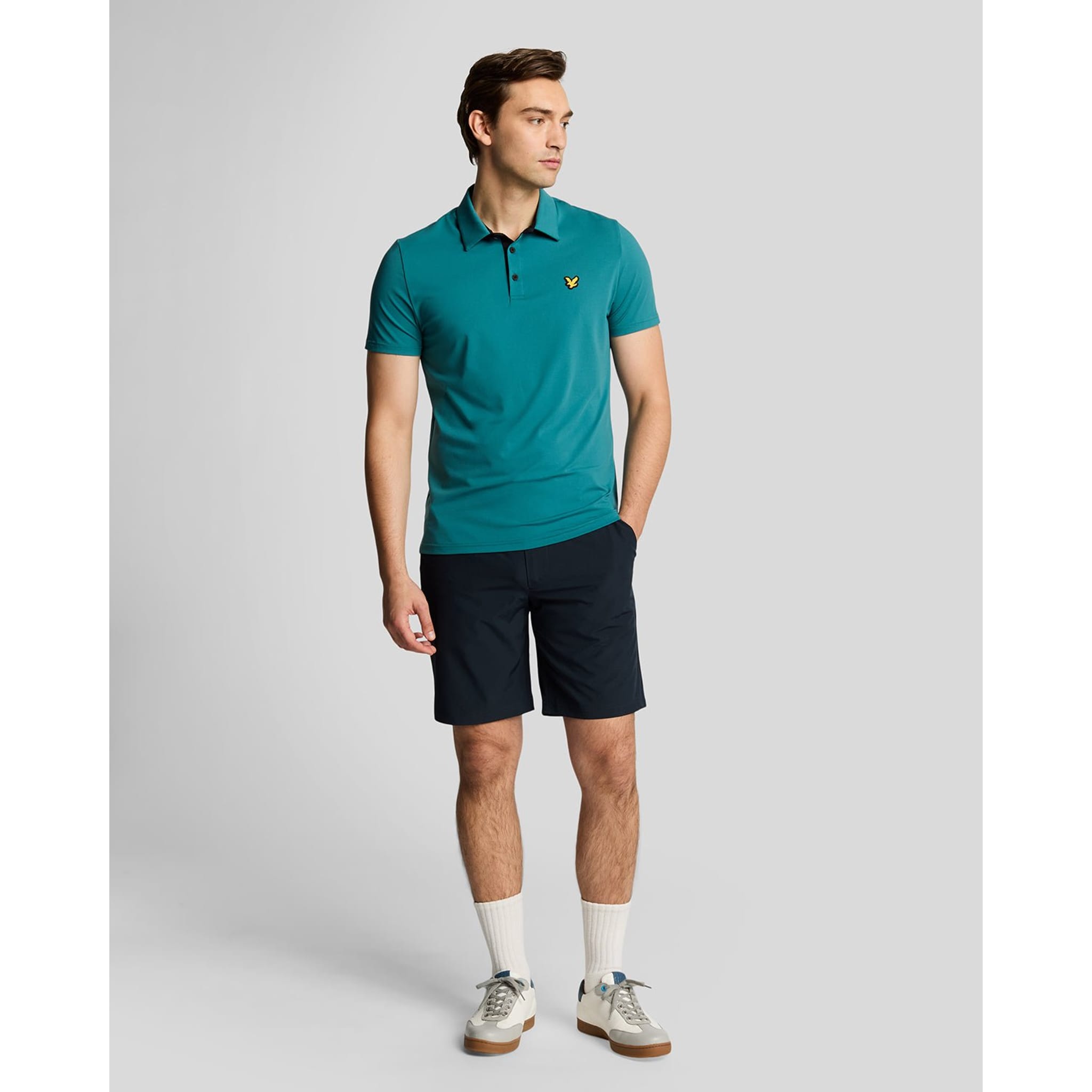 Lyle & Scott Contrast Placket Polo Shirt Herren