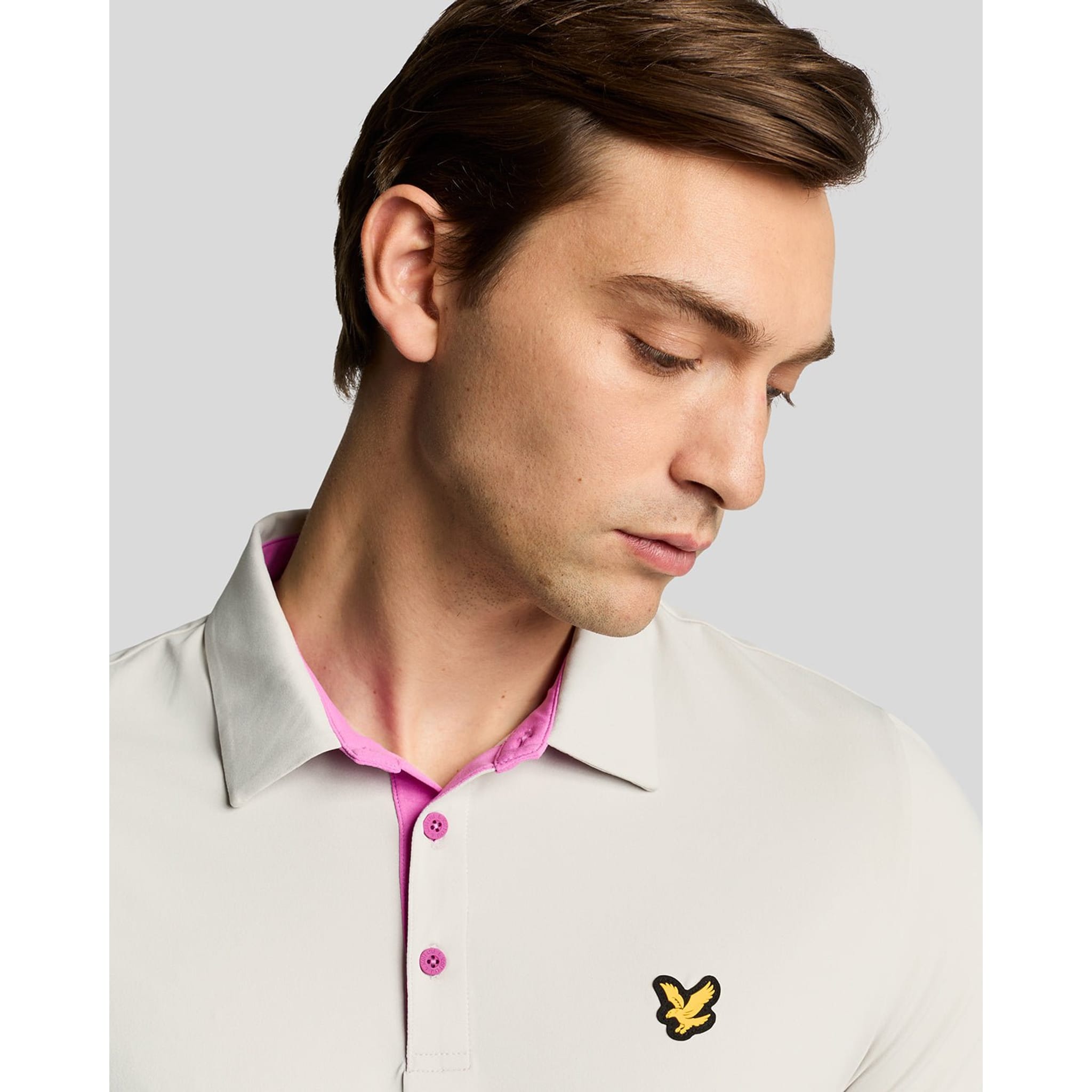 Lyle & Scott Contrast Placket Polo Shirt Herren