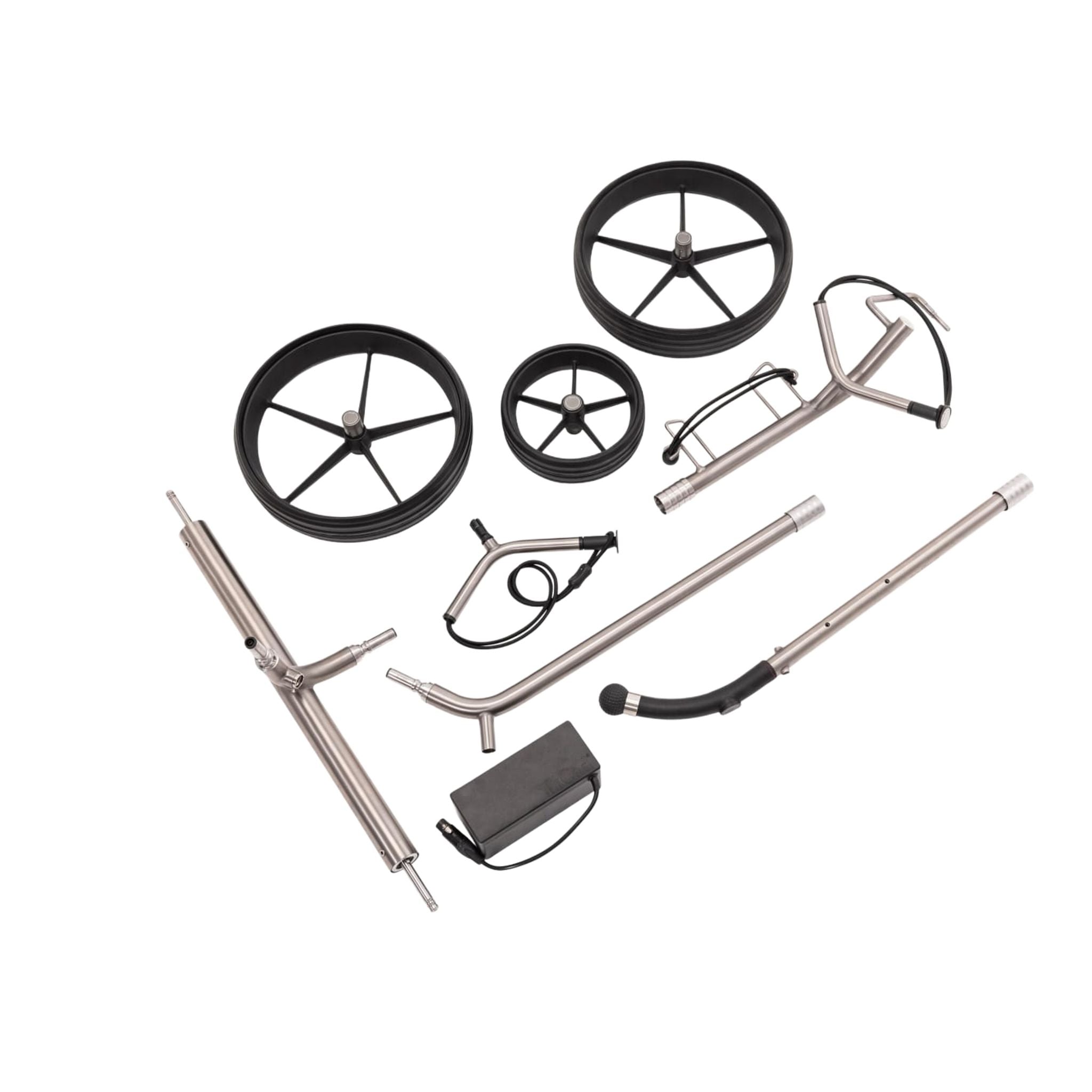 Carrello elettrico TiCad Goldfinger con comando a manopola rotante