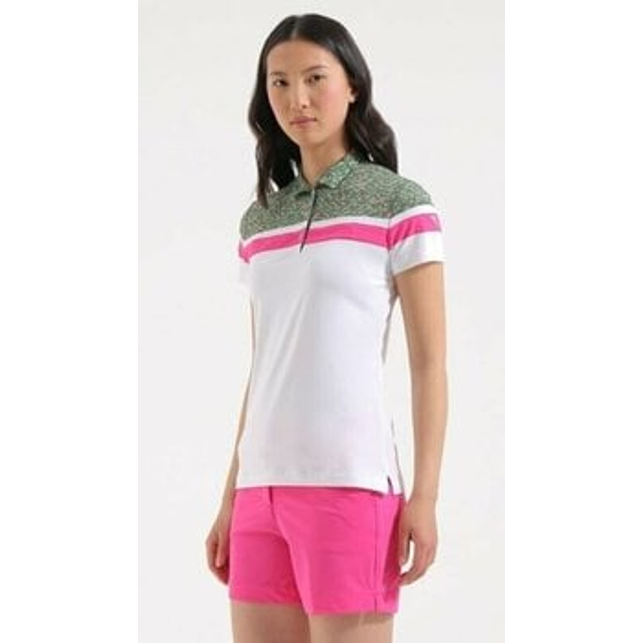 Polo da golf Chervo Assort Donna Bianco, Rosa, Verde D-36 (I-42