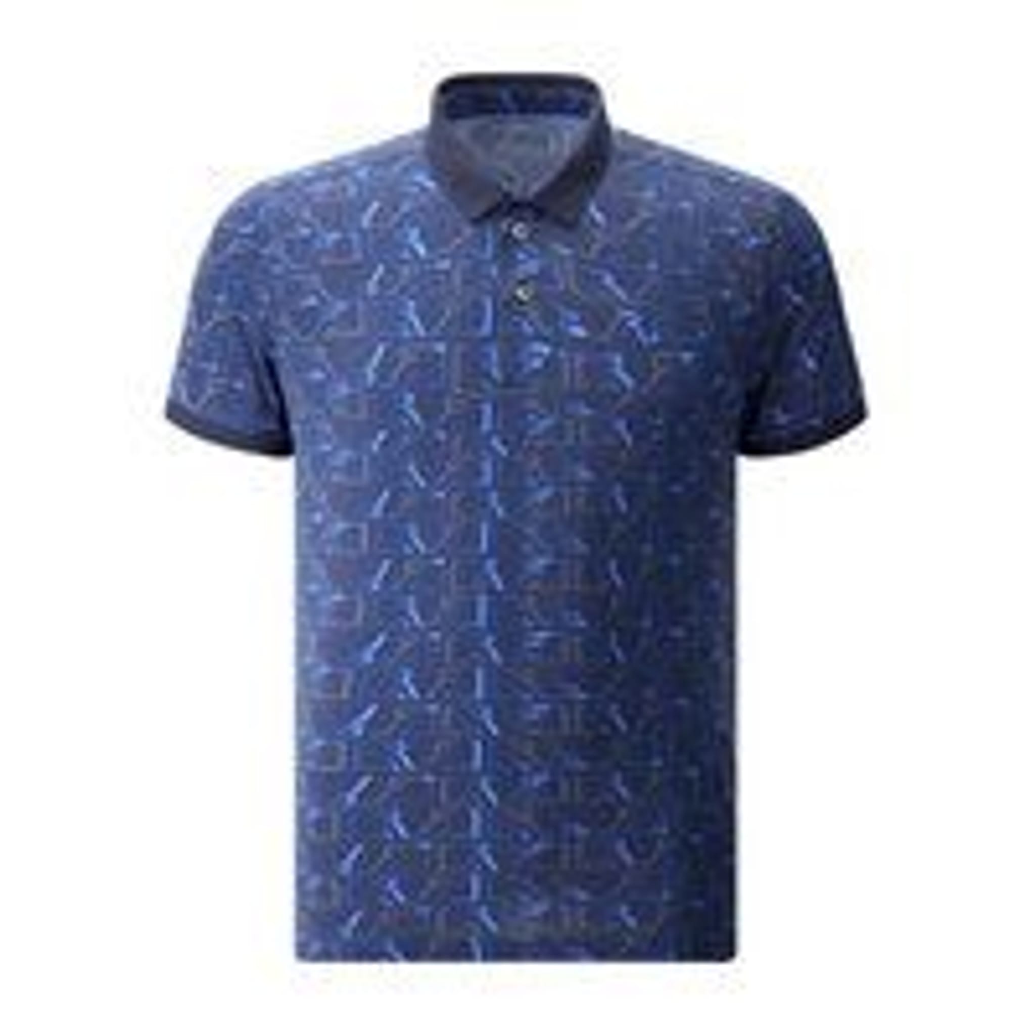 Chervo Arsenal Polo da uomo blu scuro fantasia 48 uomo