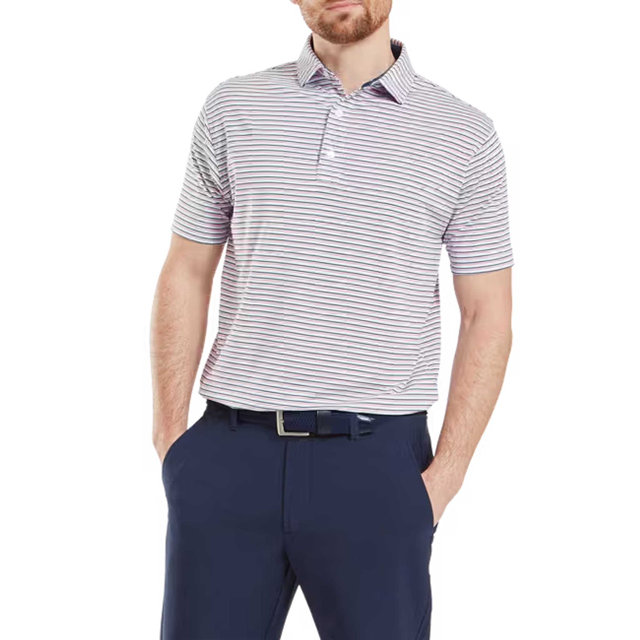 Footjoy Eu Balance Stripe Polo Herren