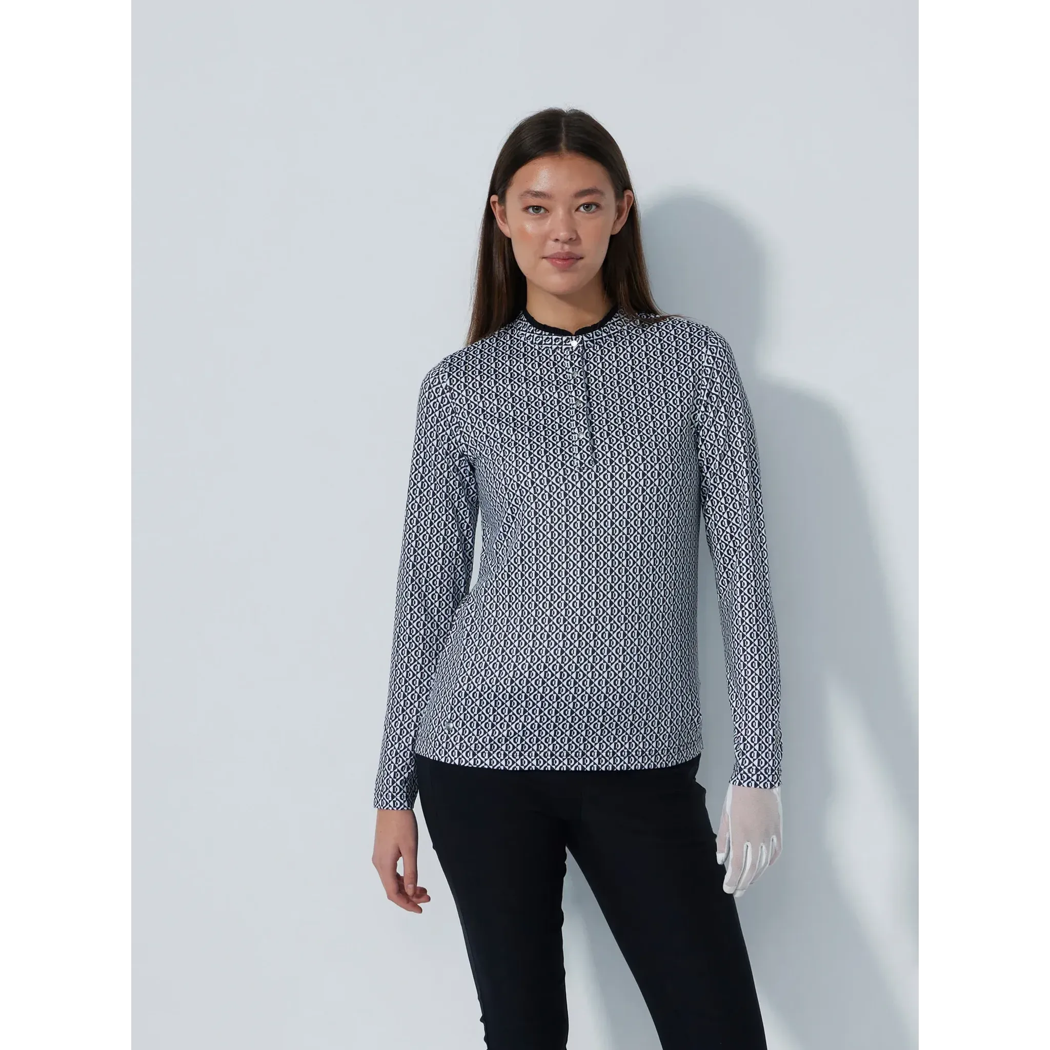 Daily Sports Diamond Ls Half Neck Midlayer Damen