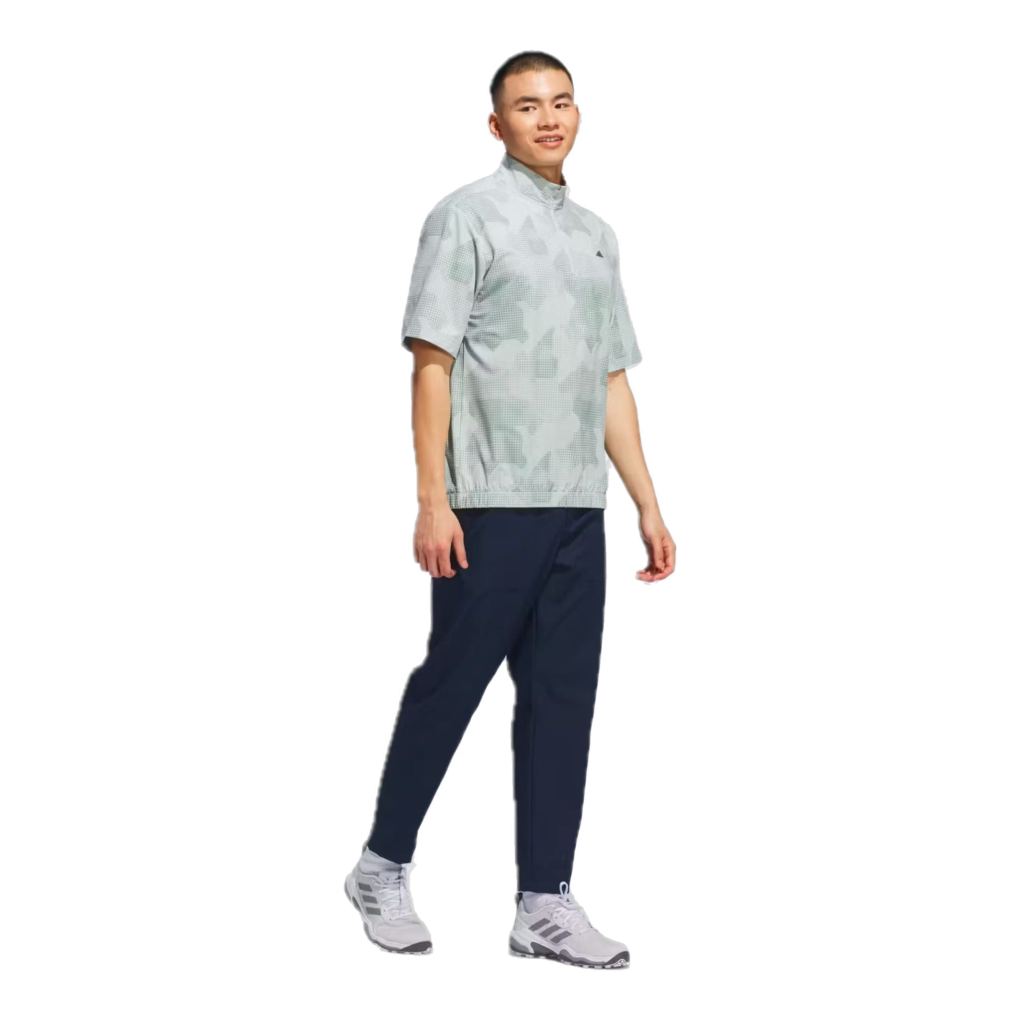 Maglia a maniche corte con mezza zip Adidas Go-to DWR da donna