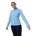 Daily Sports Peoria Ls Polo Shirt Belle Blue M Donna