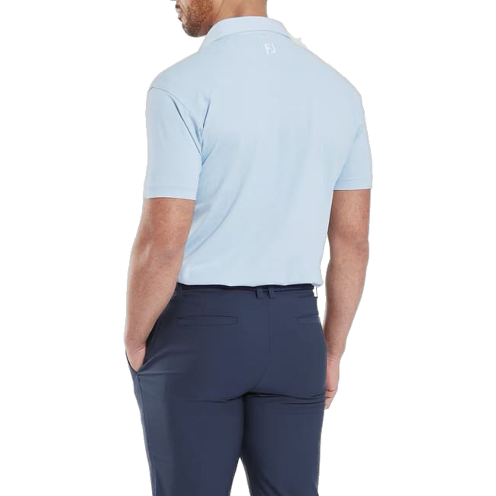 Polo da uomo con stampa a trama incisa Footjoy