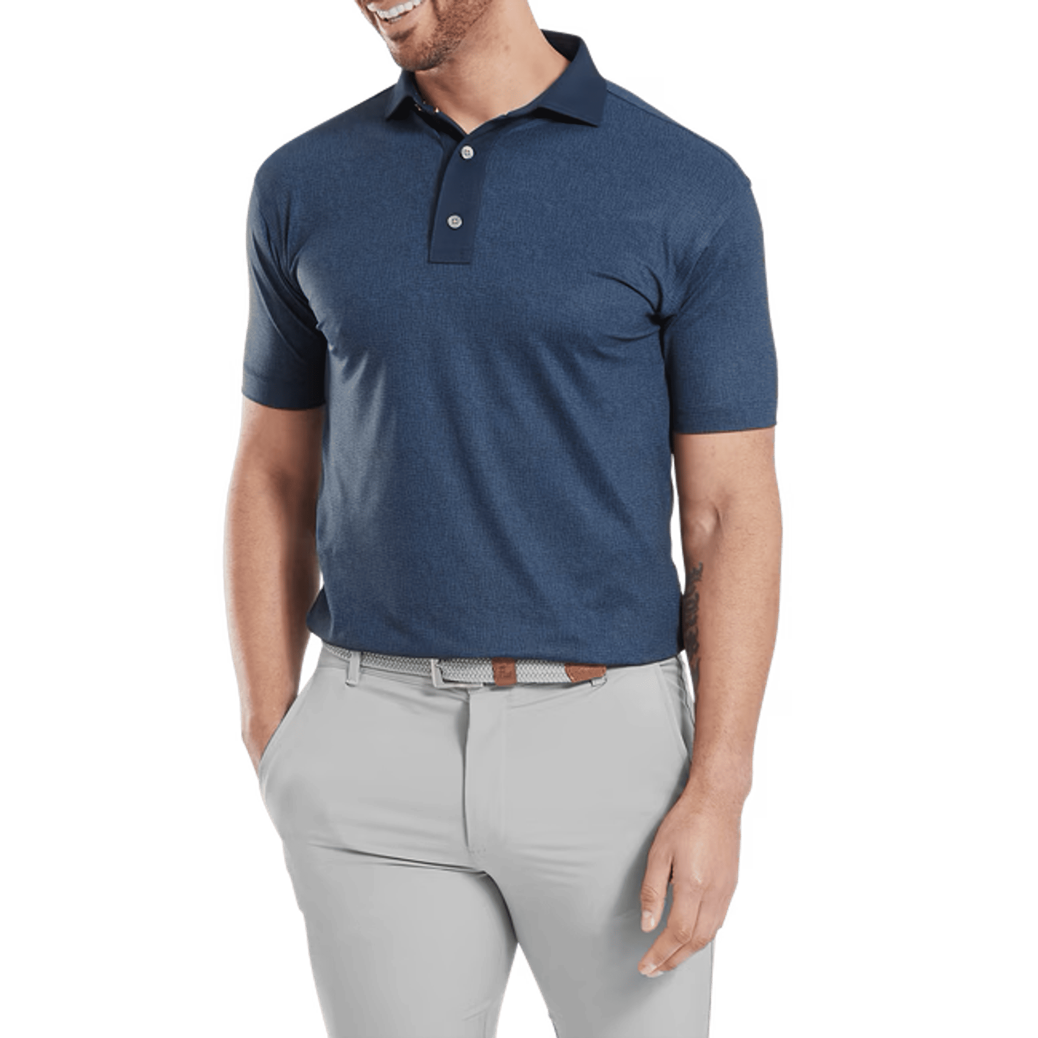Footjoy Eu Etched Texture Prt Lsl Uomo