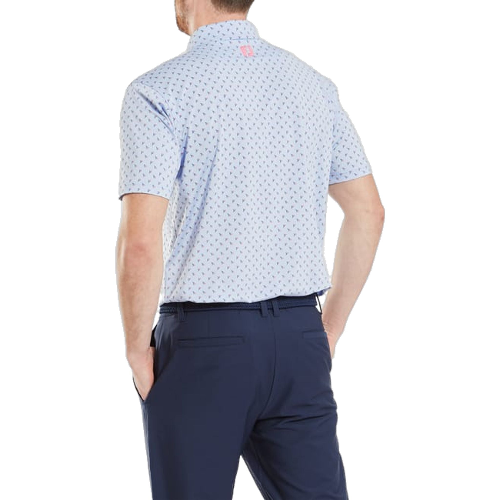 Polo da uomo Footjoy Flower Bud