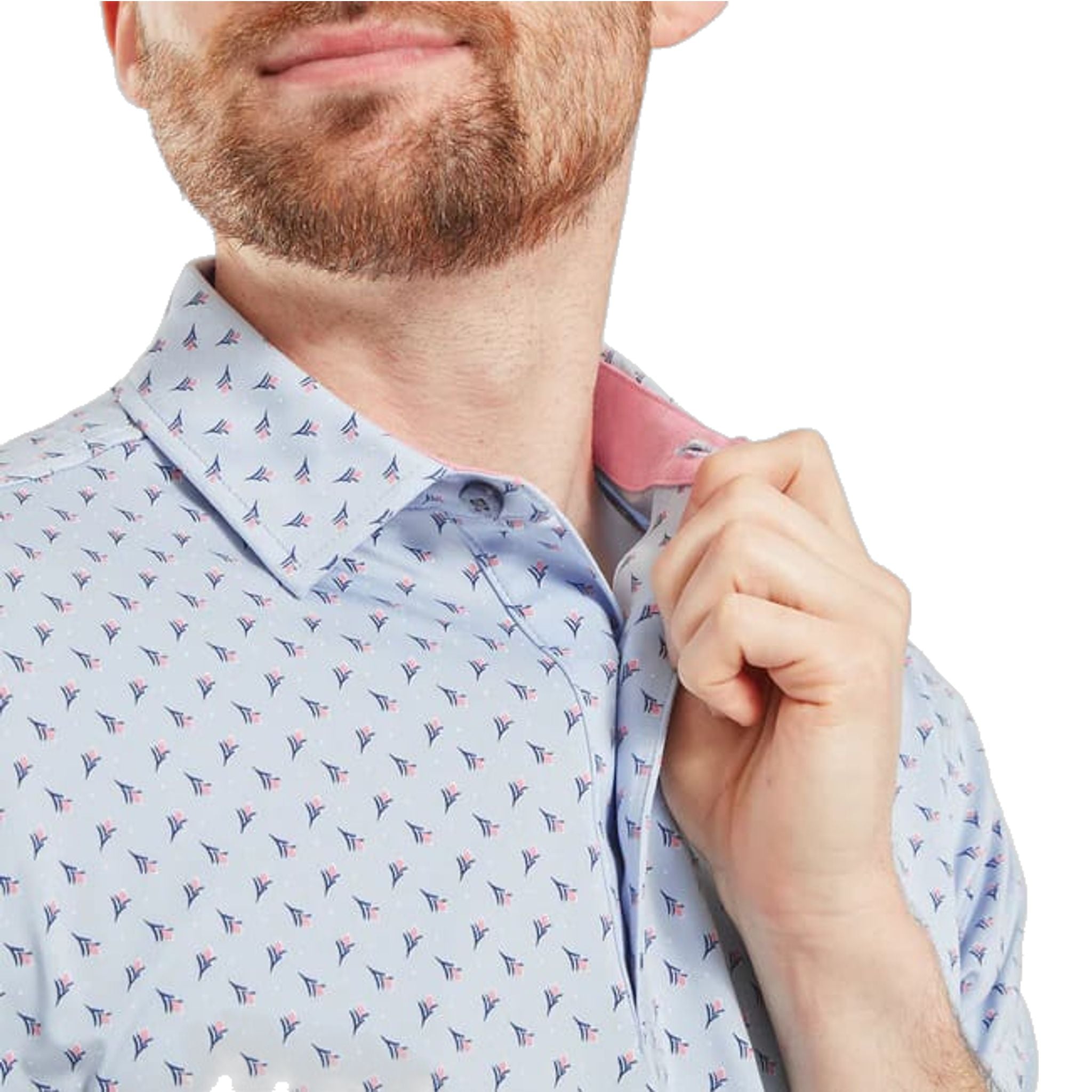 Polo da uomo Footjoy Flower Bud